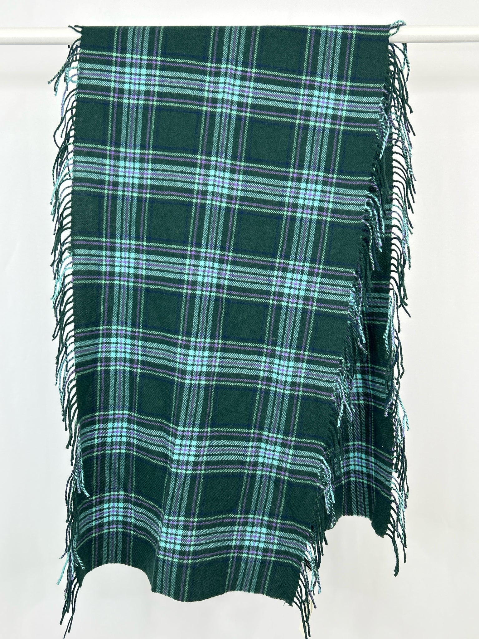 TALBOTS NWT Green Plaid Women Scarf