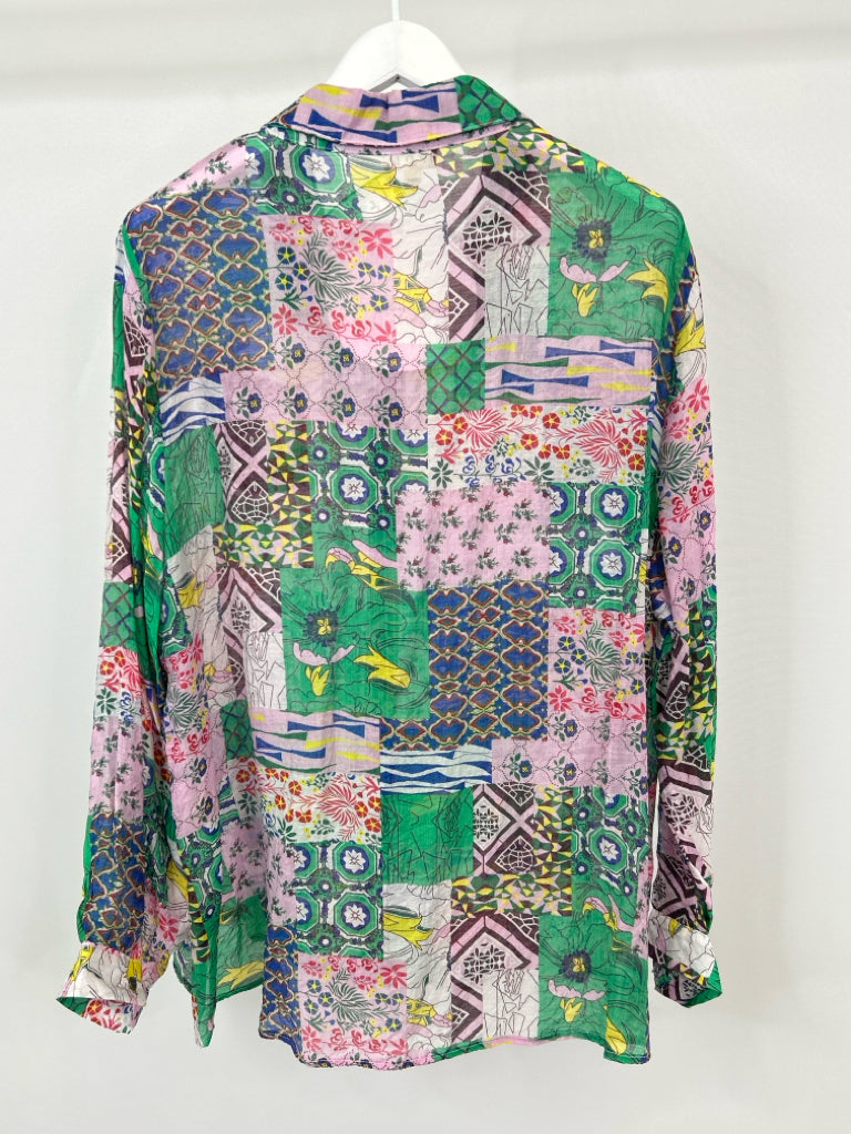 POL Size L Multi-Color Shirt NWT