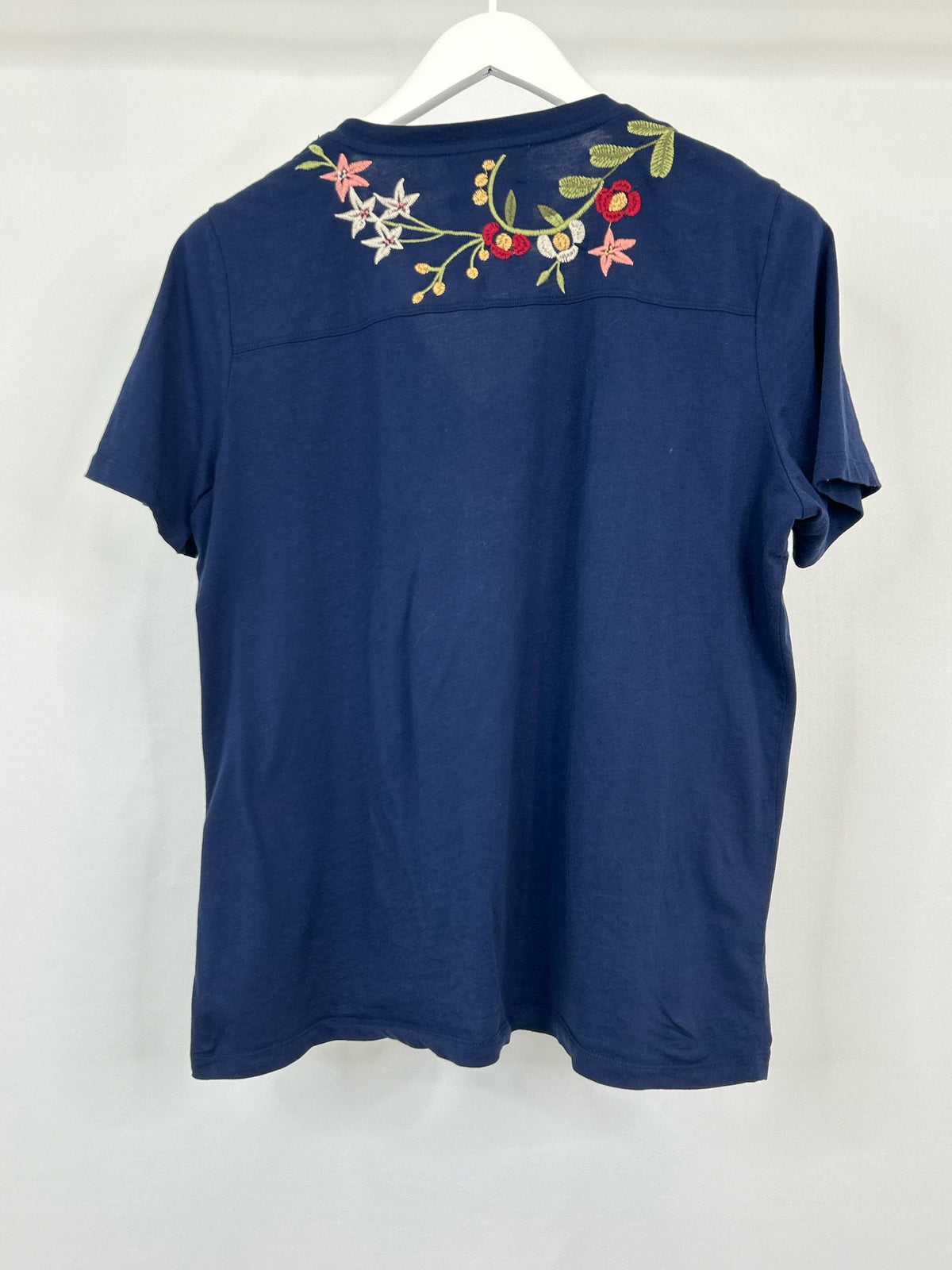 JOHNNY WAS Size L Blue floral Women Shirt