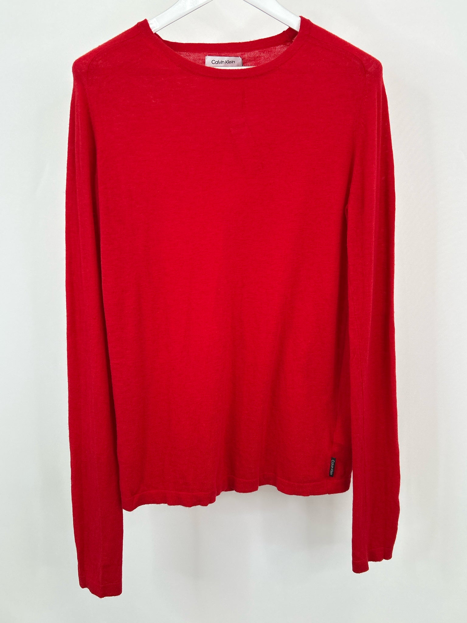CALVIN KLEIN Size XL Red Women Sweater