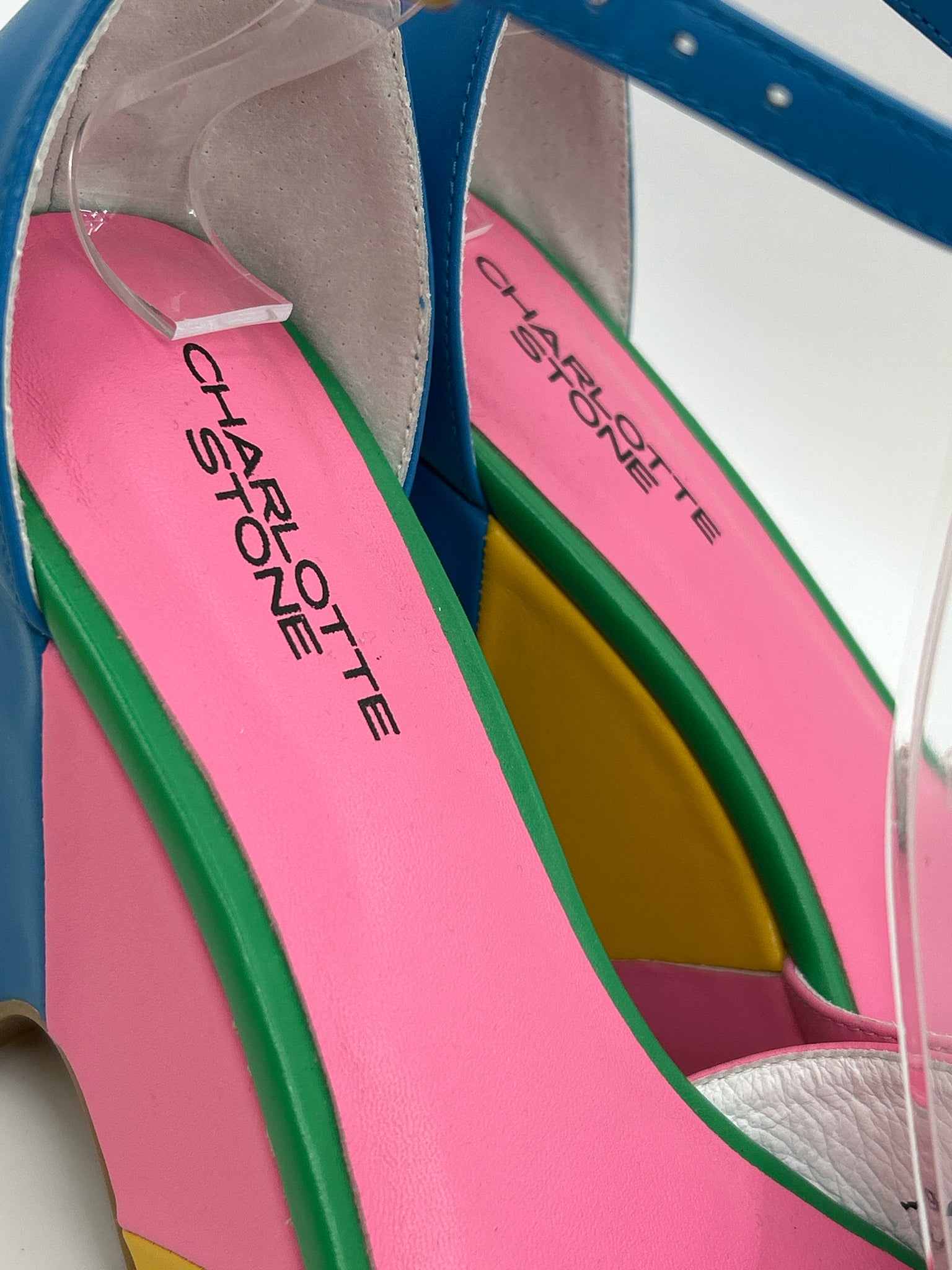 CHARLOTTE STONE NWOB Size 9 Multi-Color Women Sandal