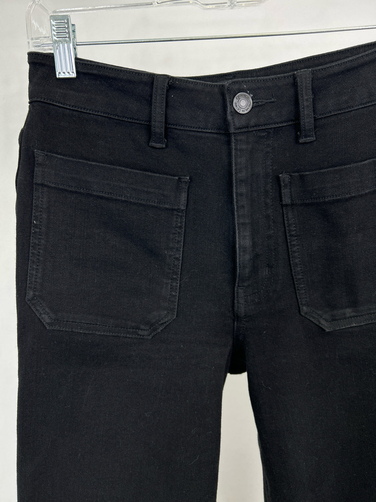 QUINCE Size 27/4 BLACK DENIM Women jeans