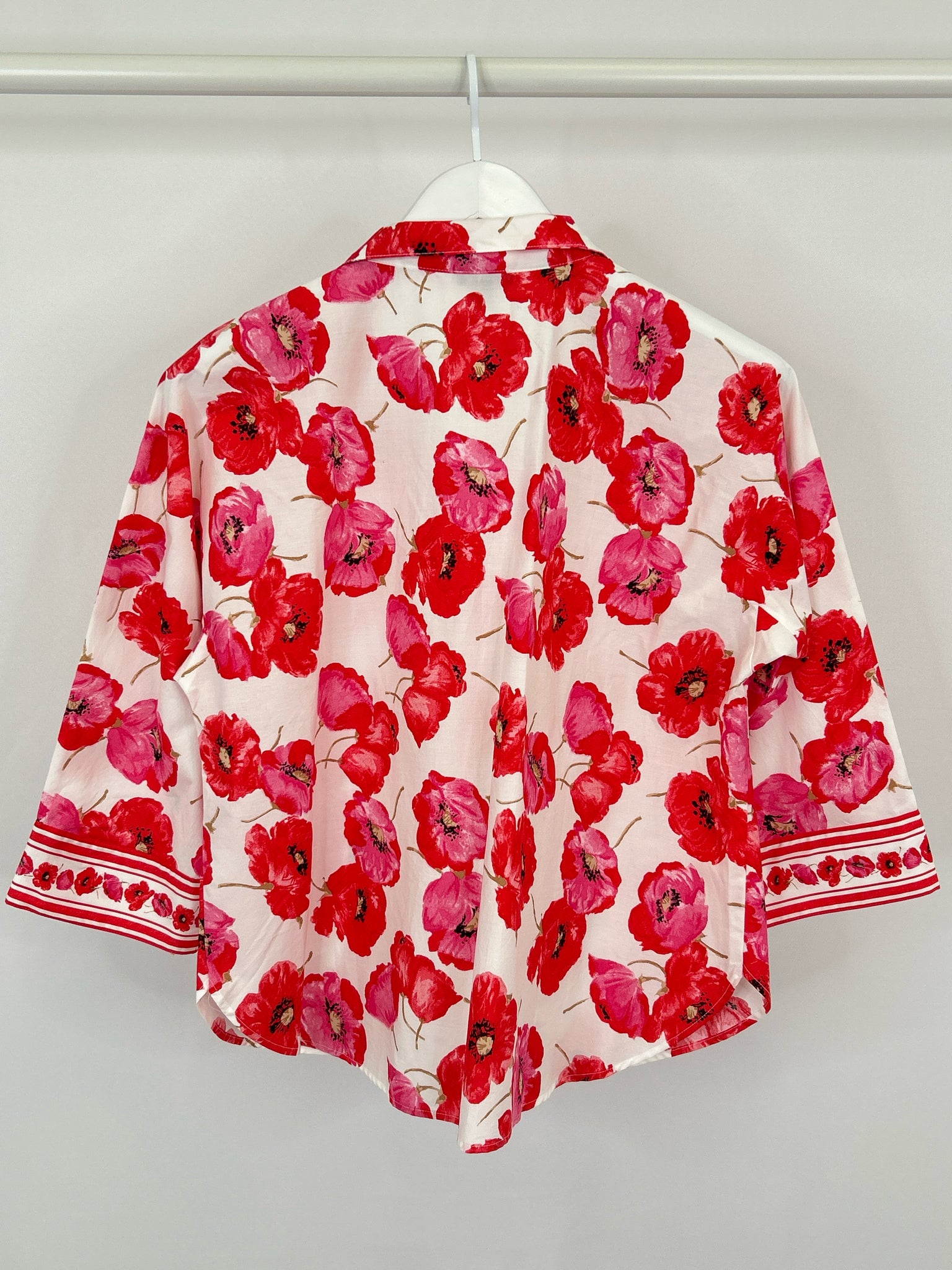 TALBOTS Size S Red and White Women Top NWT