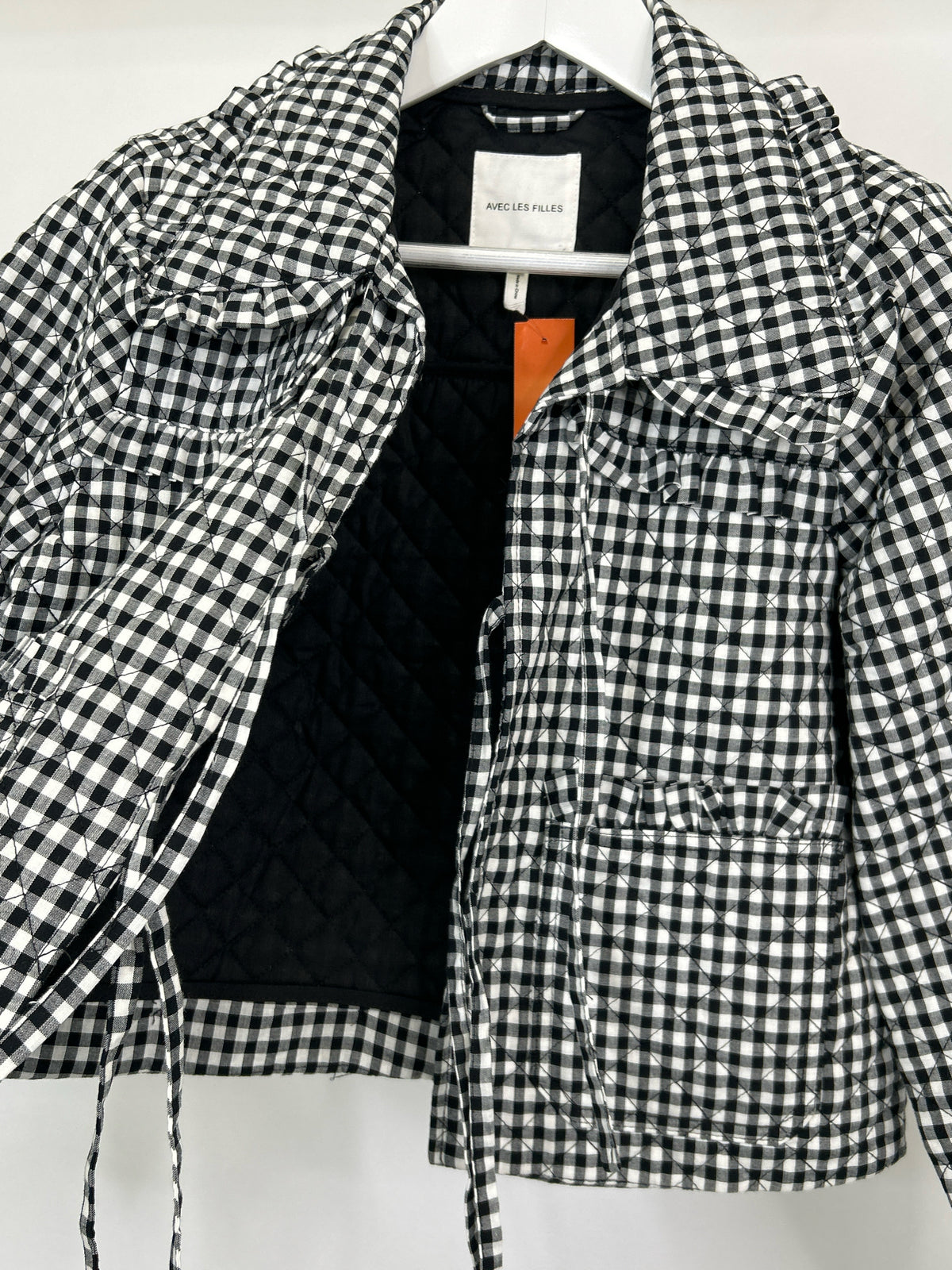 AVEC LES FILLES Size M Black & White Women Jacket