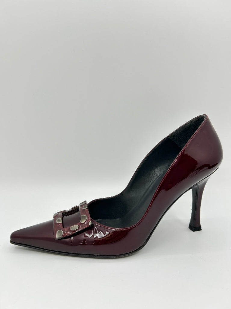 STUART WEITZMAN Size 7.5M Bordeaux Women's Pumps