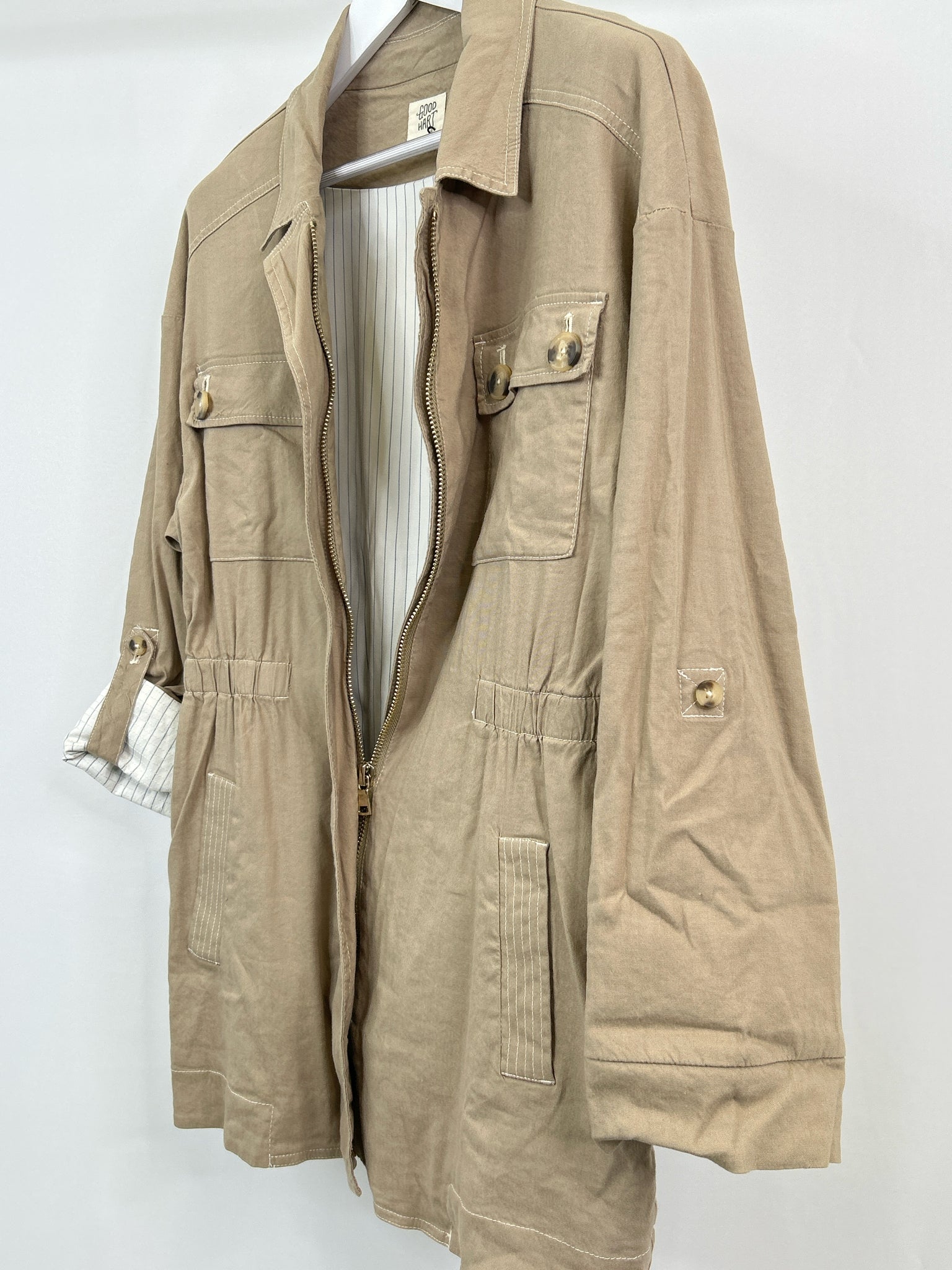 Good Hart Size M KHAKI Women Jacket