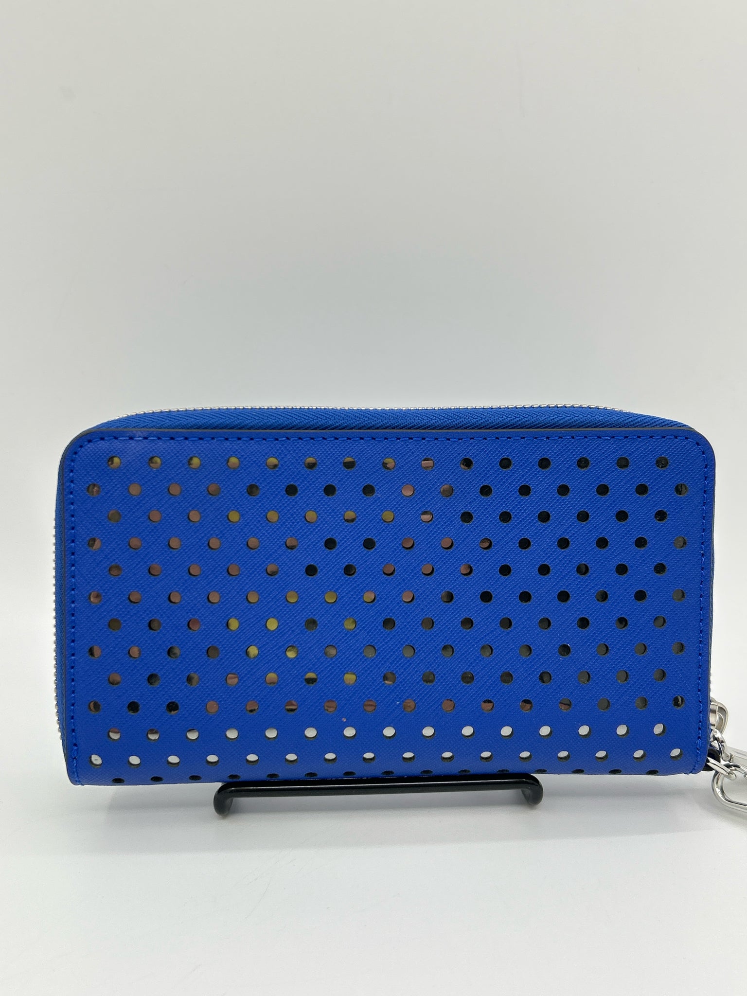 MICHAEL KORS Blue and Silver Women Wristlet