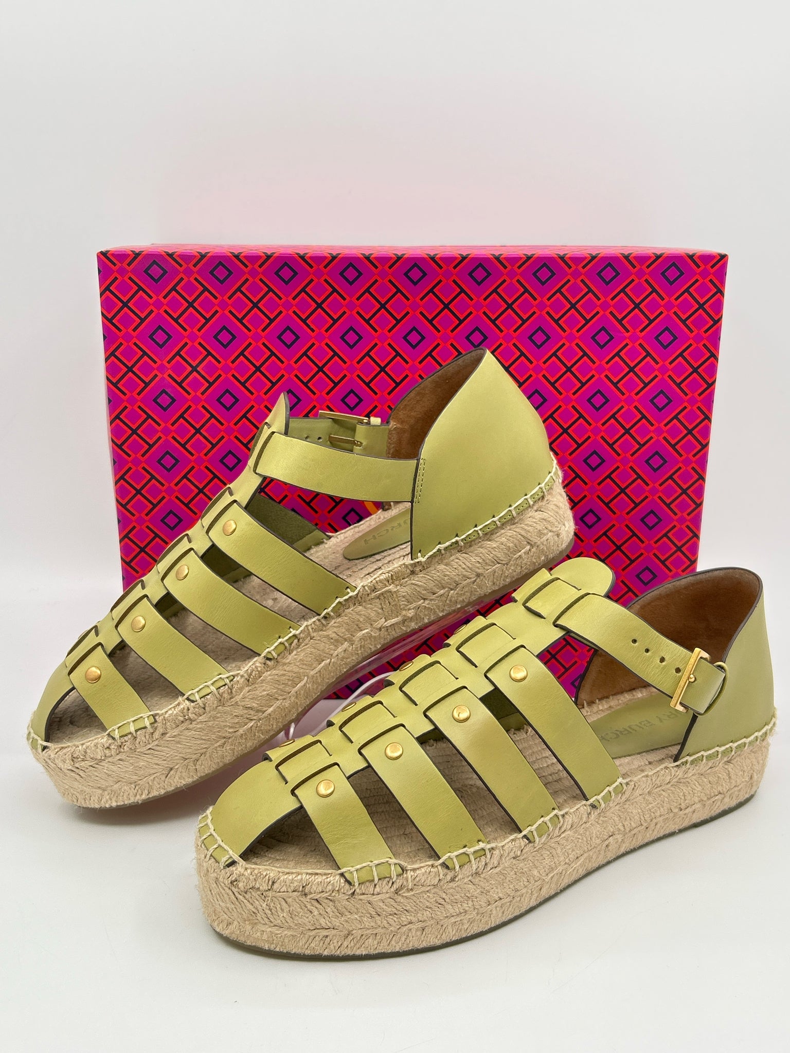 TORY BURCH Size 11 PISTACHIO Women Espadrille