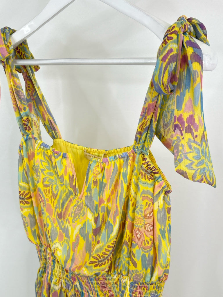 RAMY BROOK Size M Yellow Print Women's Dress NWT