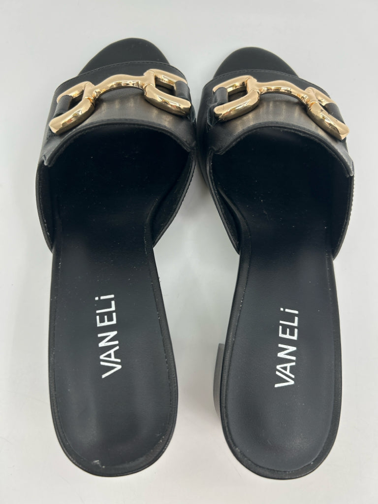 VANELI Size 8.5W Black Oksana Women's Sandal