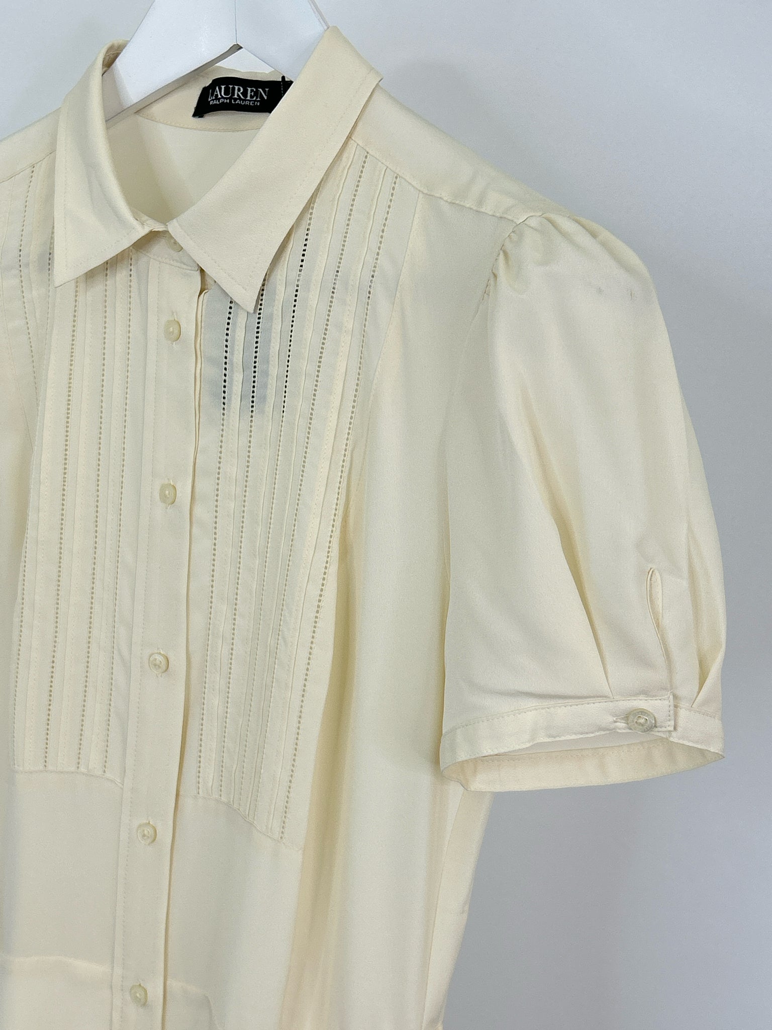 Lauren Ralph Lauren Size 4 Cream Women Dress