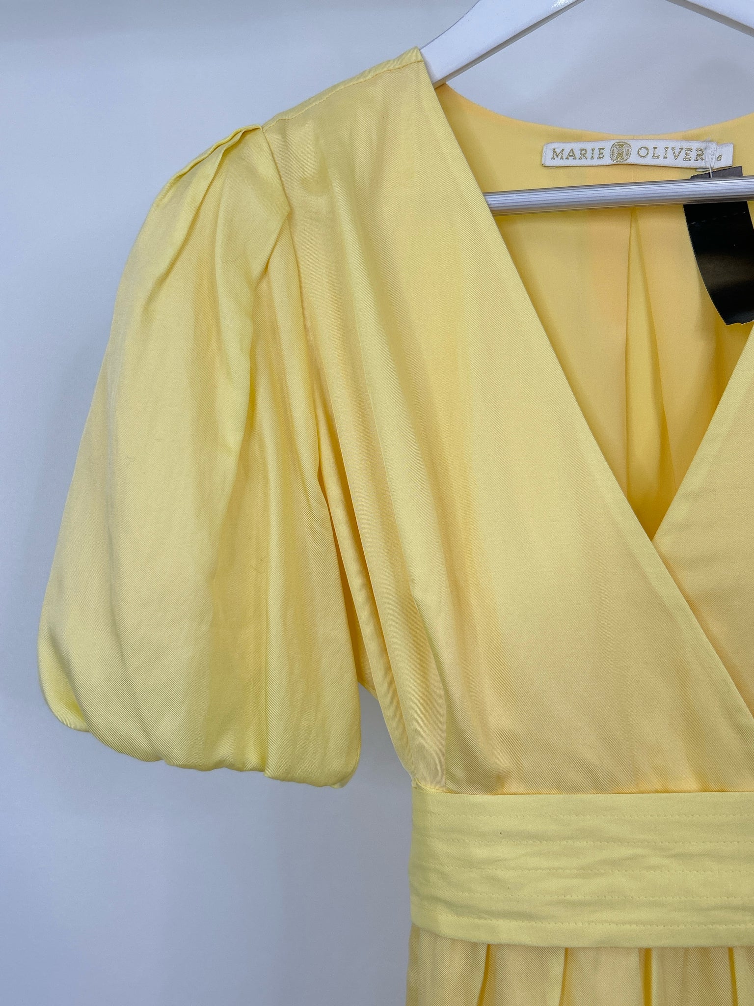 MARIE OLIVER Size 6 Yellow Women Dress