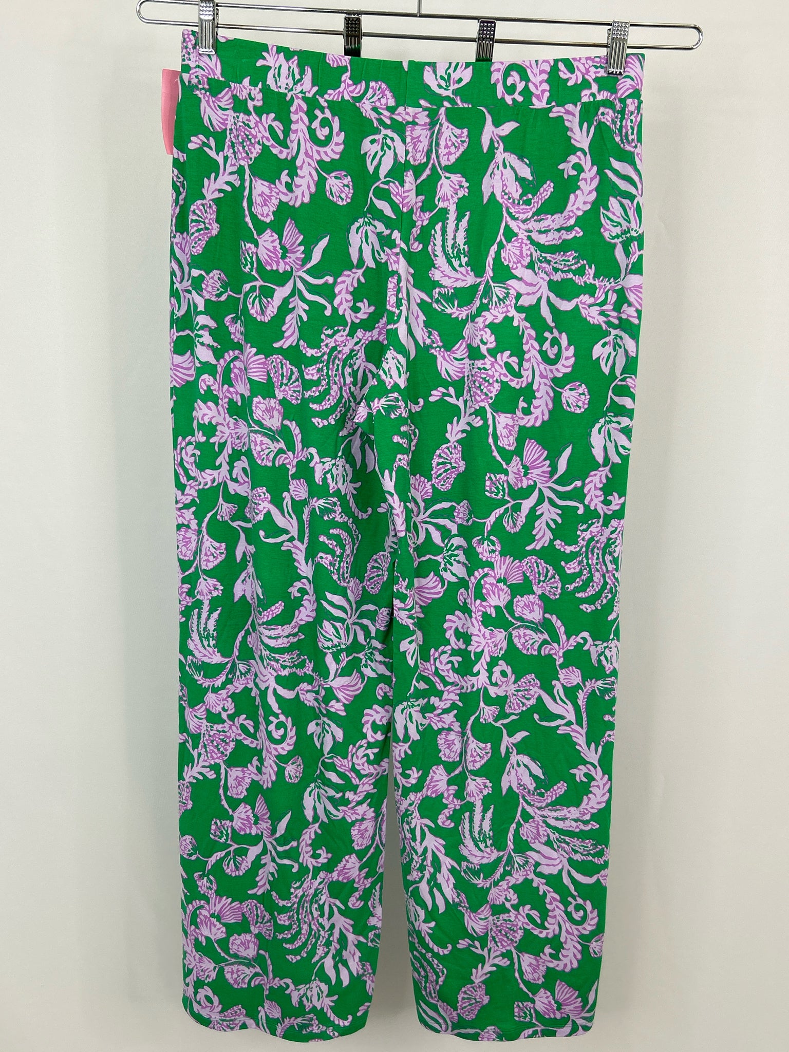LILLY PULITZER Size XL Green Print Women Pants