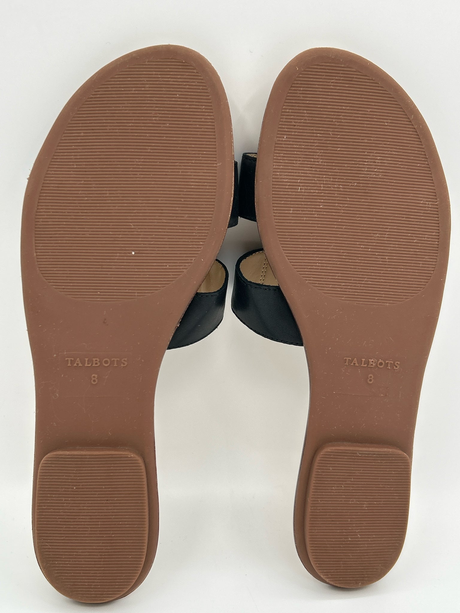 TALBOTS Size 8M Black Women Sandal