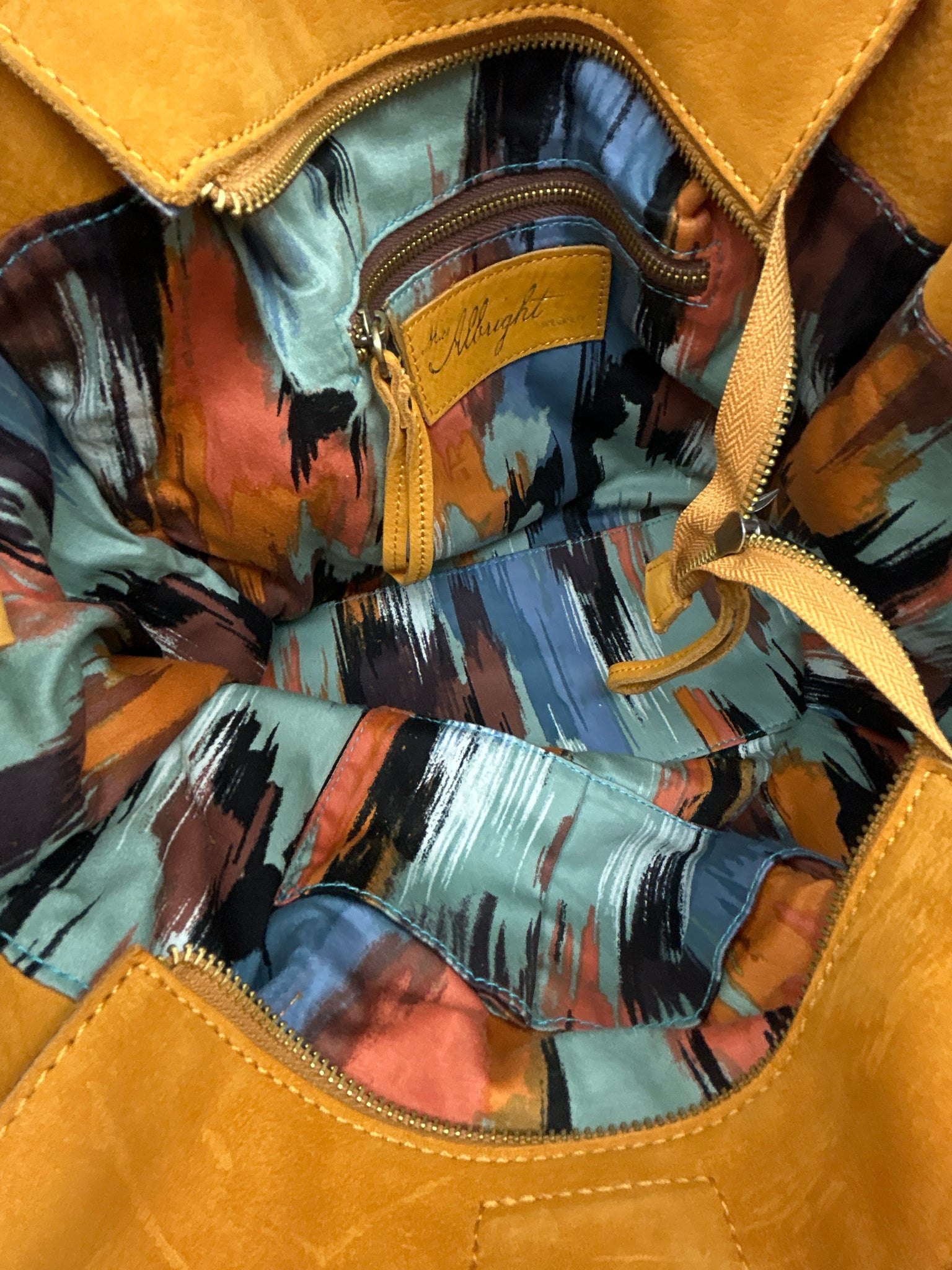 MISS ALBRIGHT Mustard Women Purse
