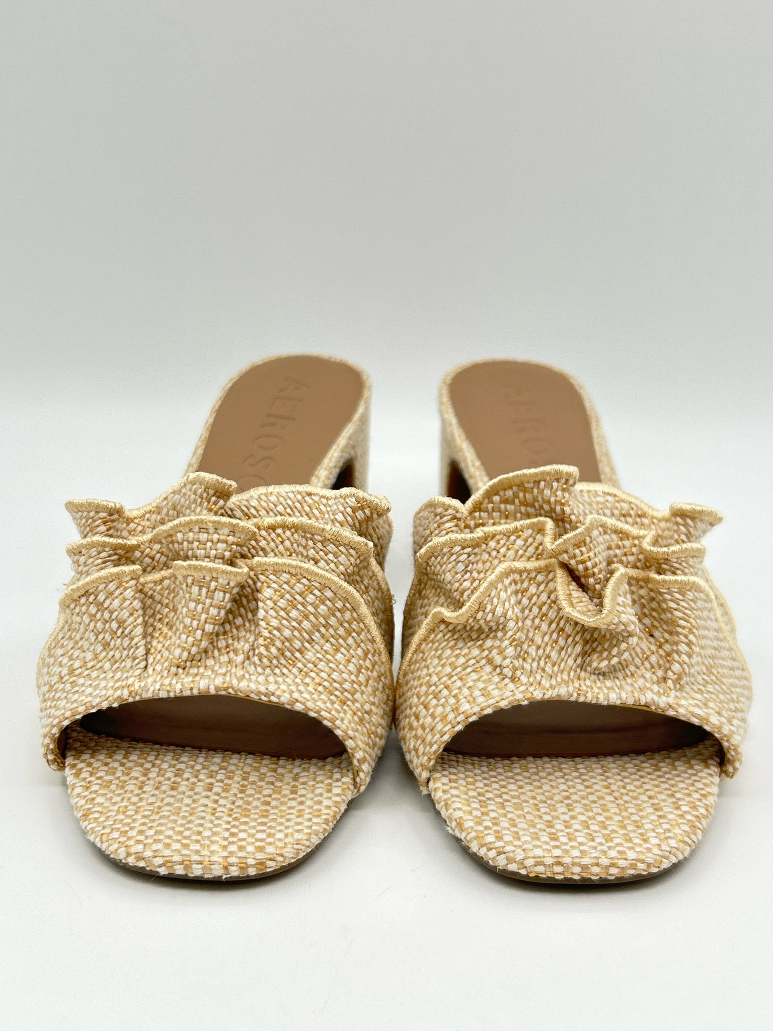 AEROSOLES Size 8M Beige Women Sandal