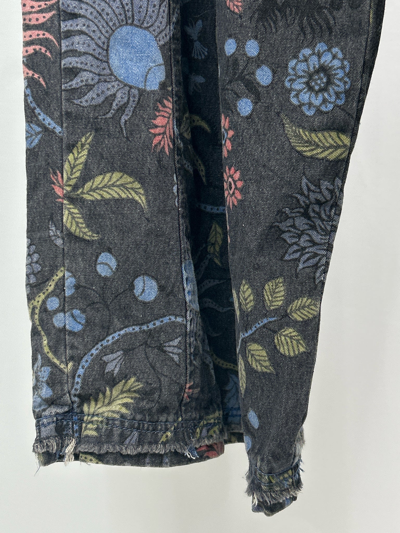 EASEL Size M BLACK WASHED Women Overall