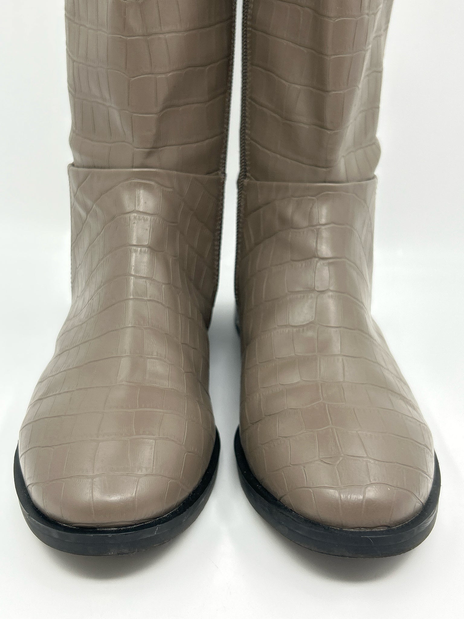 AEROSOLES Size 8.5 Taupe Women Boots