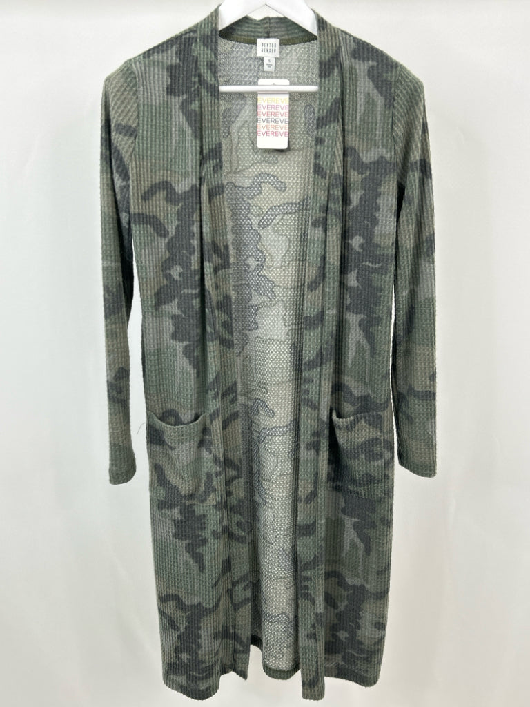 PEYTON JENSEN Women Size S CAMO Cardigan