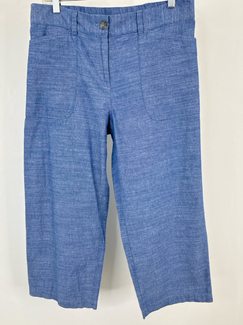 TALBOTS NWT Size 10 Blue Women Pants