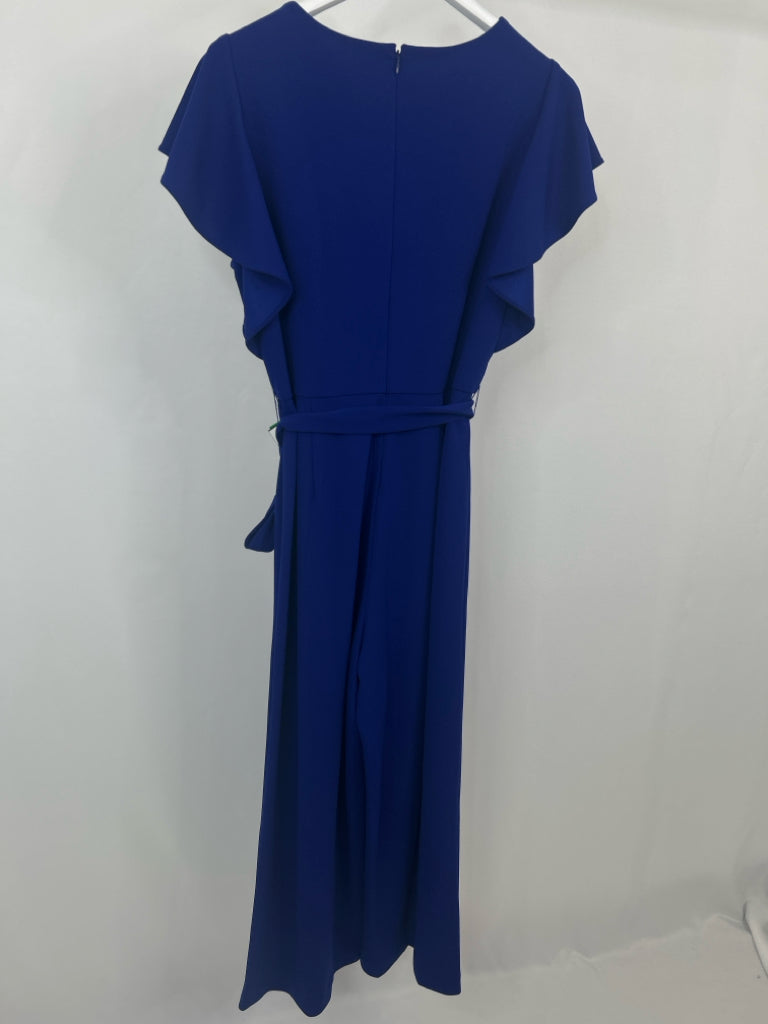 DKNY Size 12 Royal Blue Jumpsuit