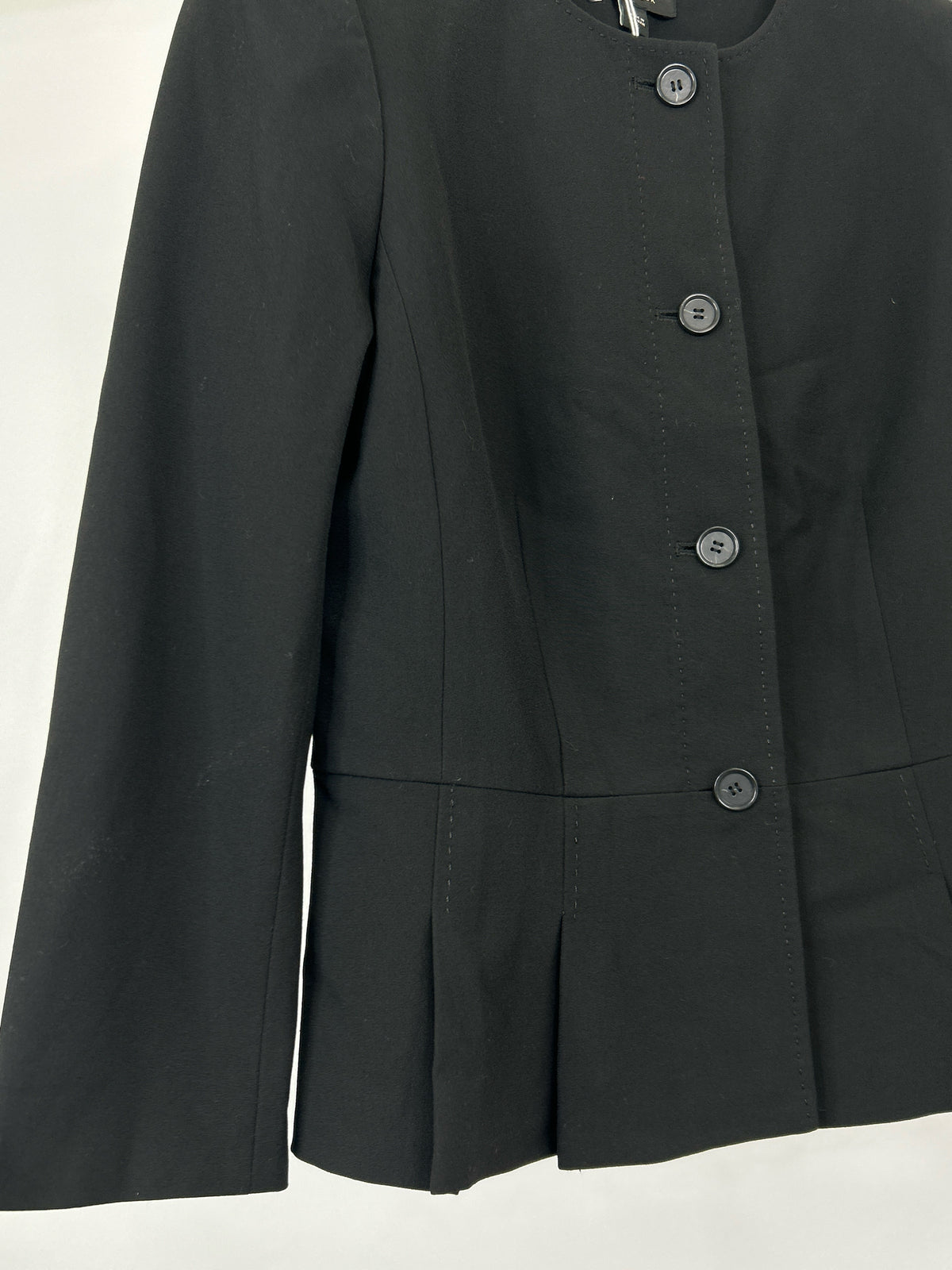 ANN TAYLOR Size 8 Black Women Blazer