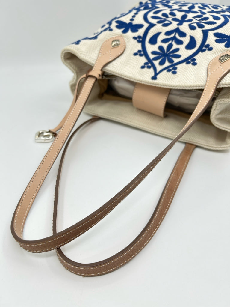 BRIGHTON BLUE AND CREAM Women's Tote