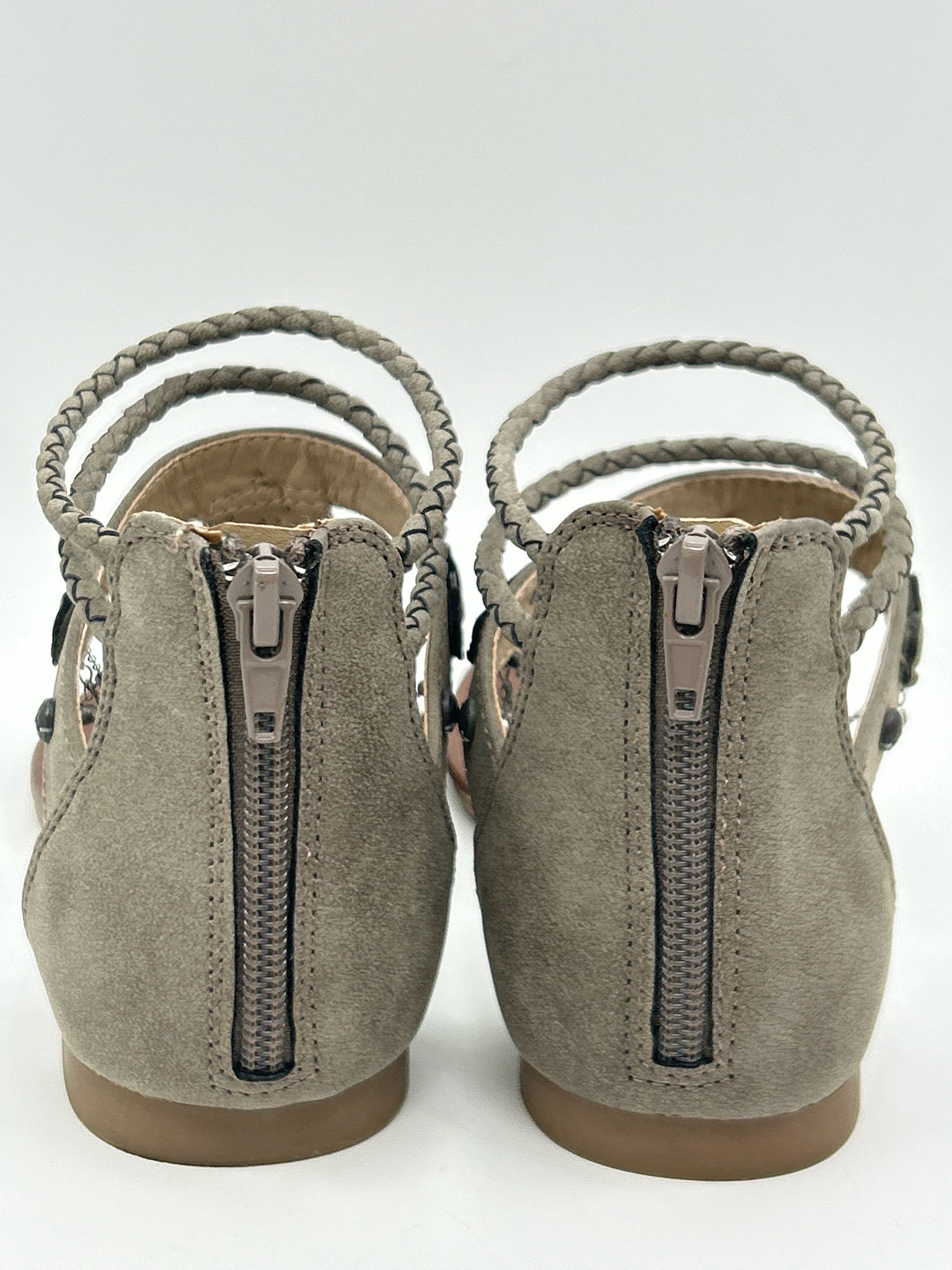 JELLYPOP Size 7M Grey Women Sandal