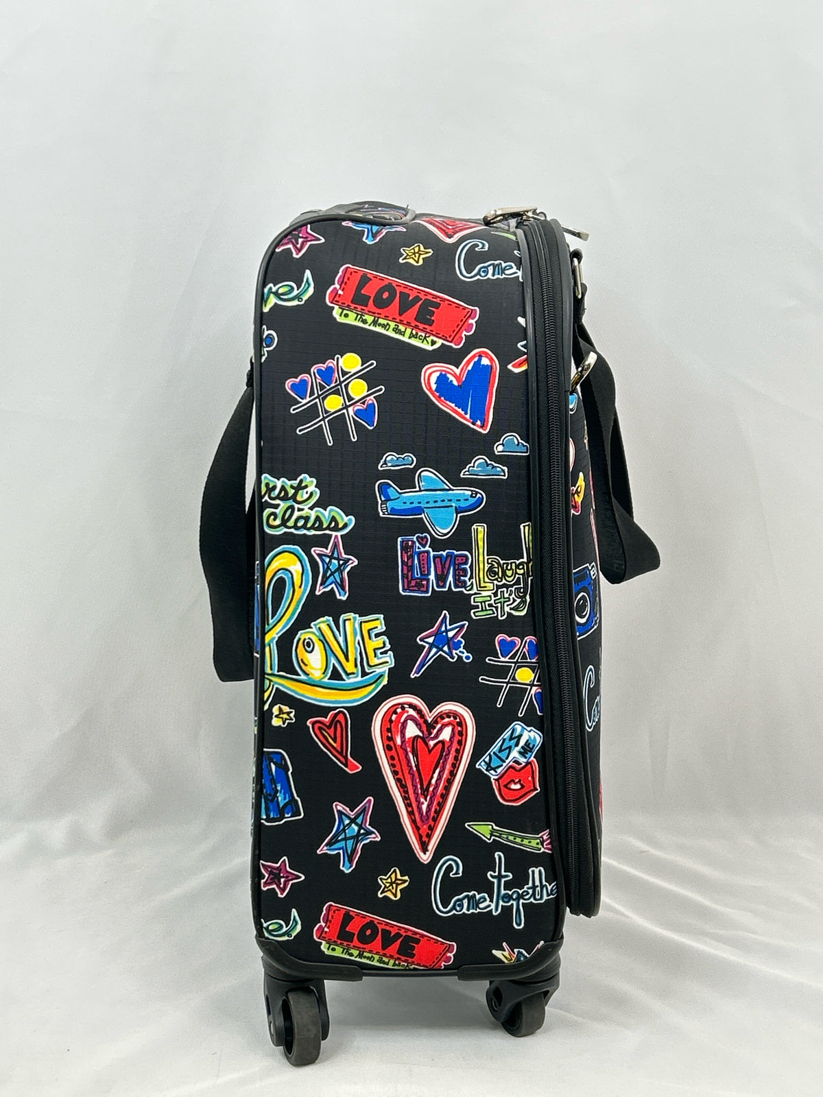 BRIGHTON Black Print Luggage