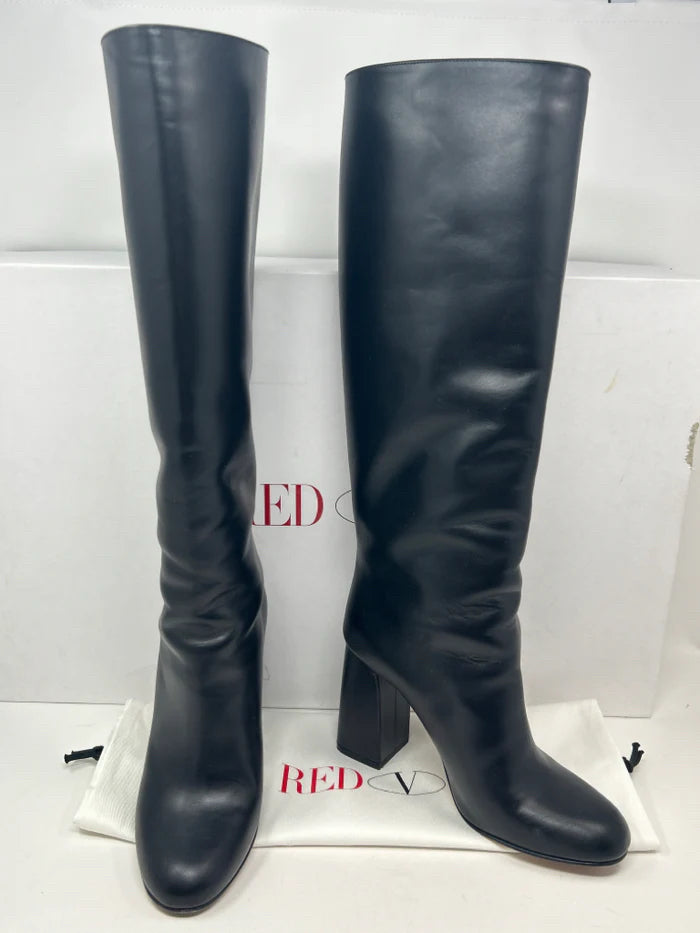 RED VALENTINO Size 37 Black Women Boots