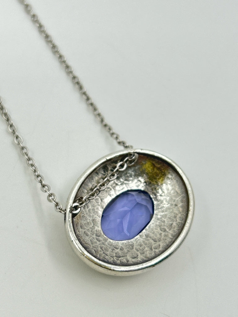 BRIGHTON Silver and Purple Necklace