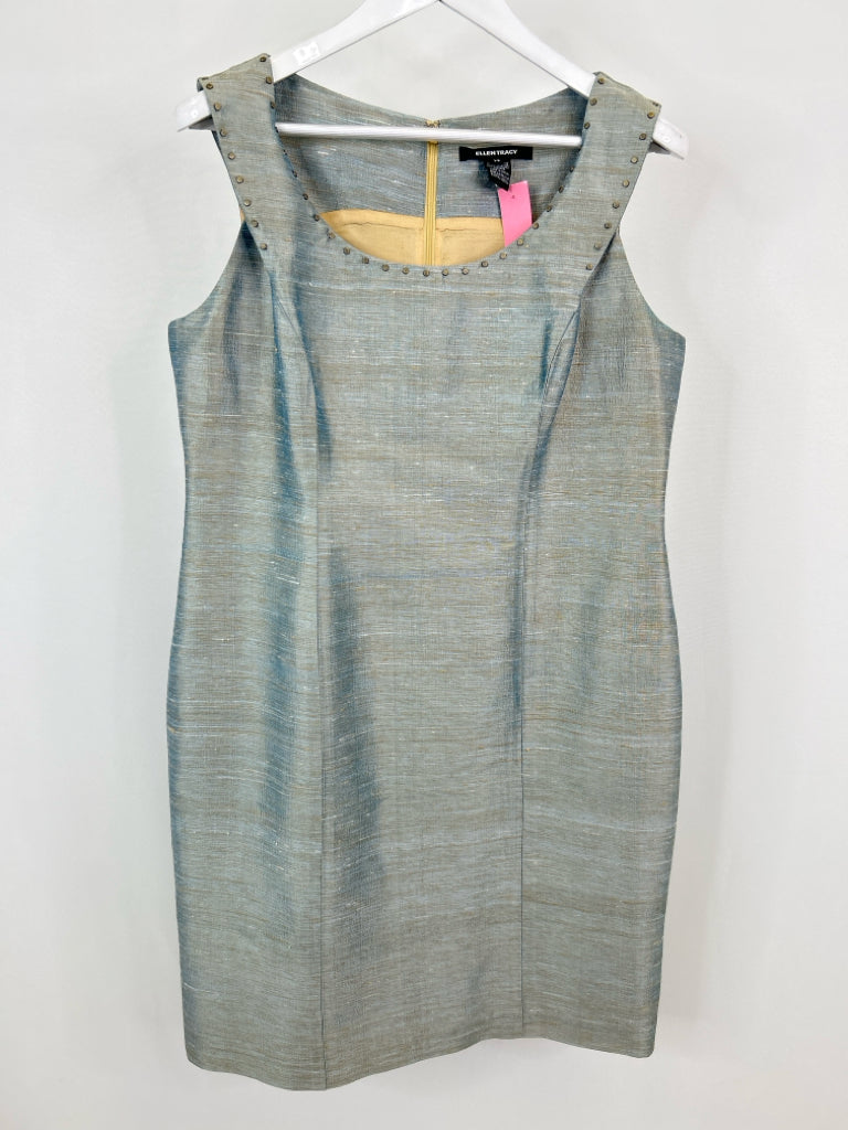 ELLEN TRACY Size 14 light blue Women's Dress