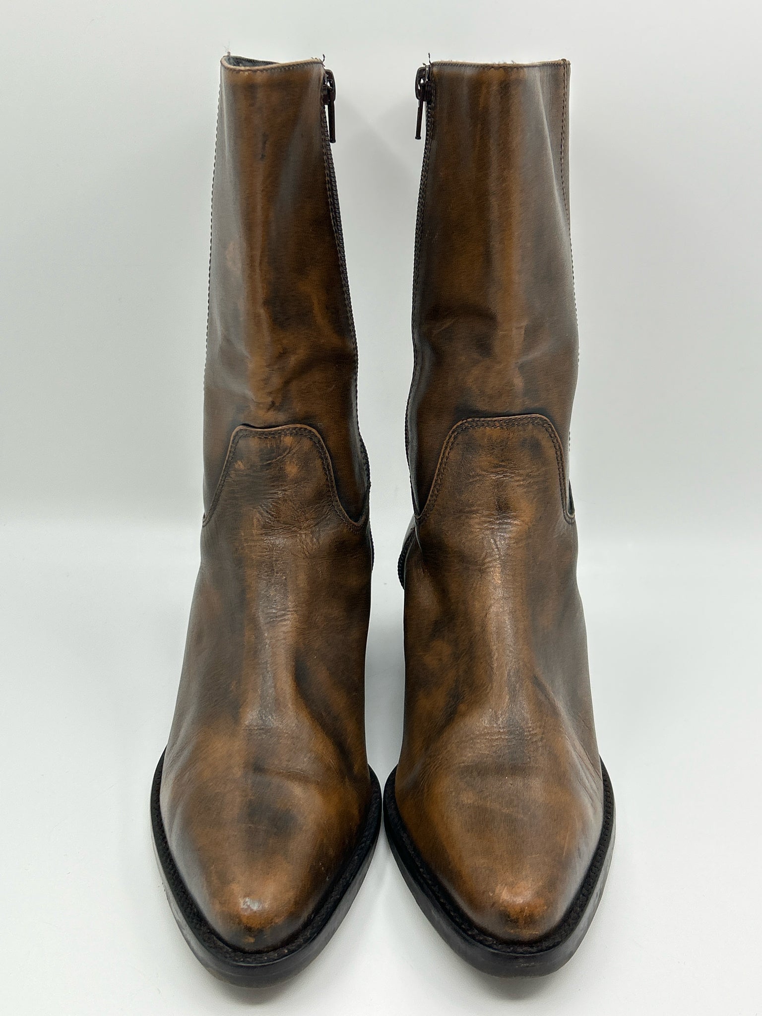 MARKON Size 9M Brown Women Booties