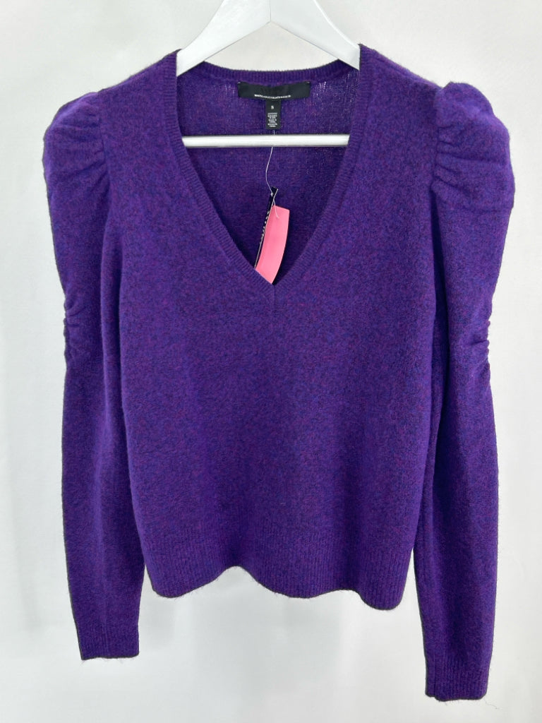 White House Black Market Women Size S Purple Sweater