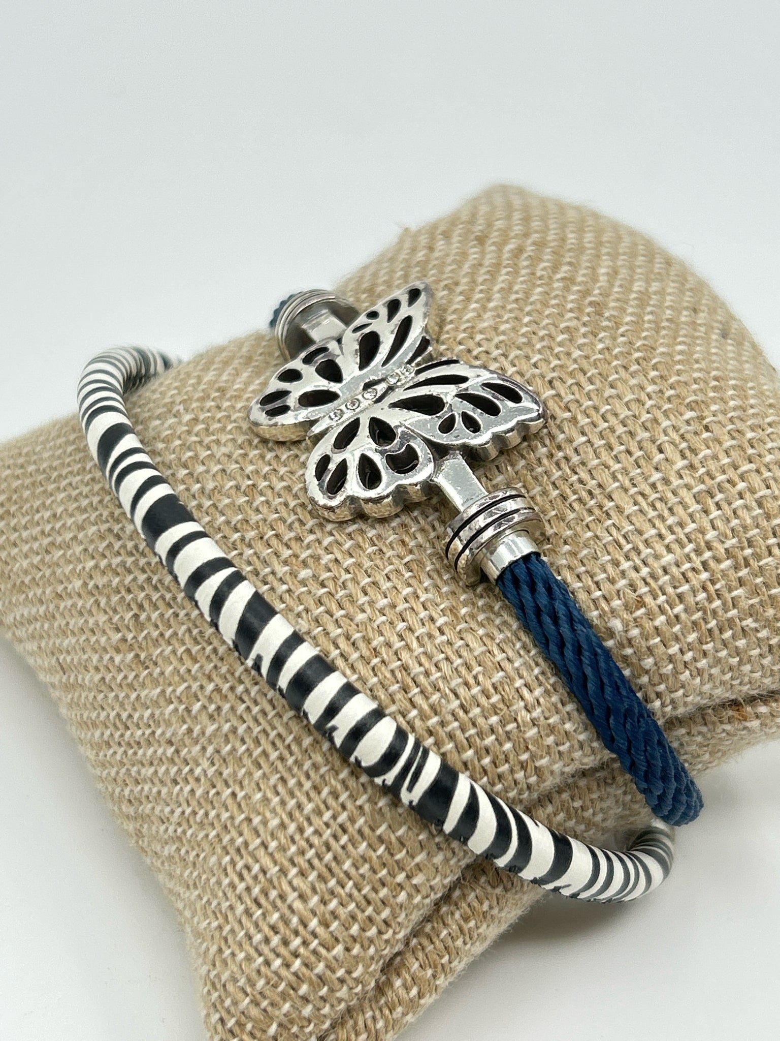 BRIGHTON Blue and Silver Bracelet