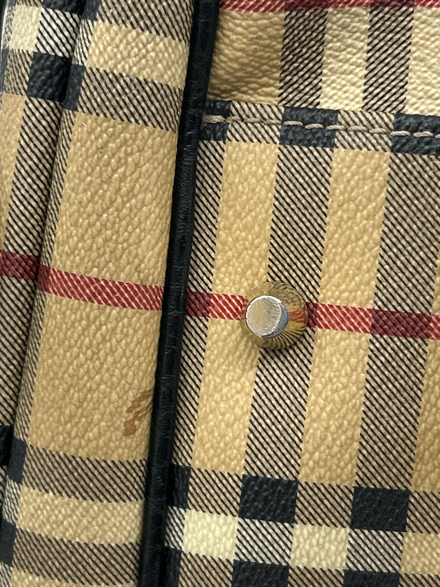 BURBERRY Brown Plaid Women Tote