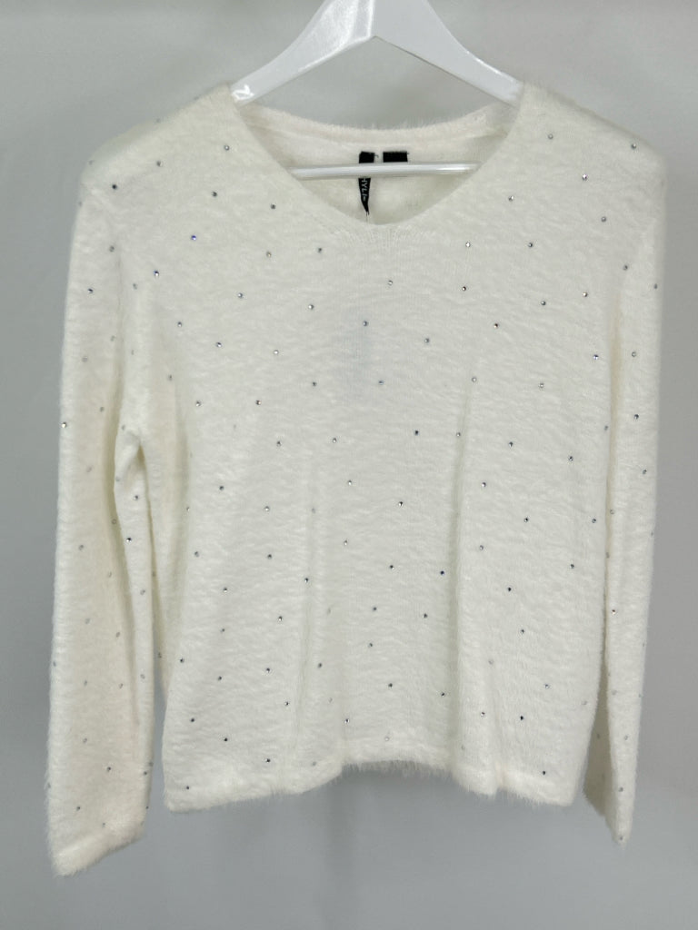 ETHYL Women Size M White Sweater