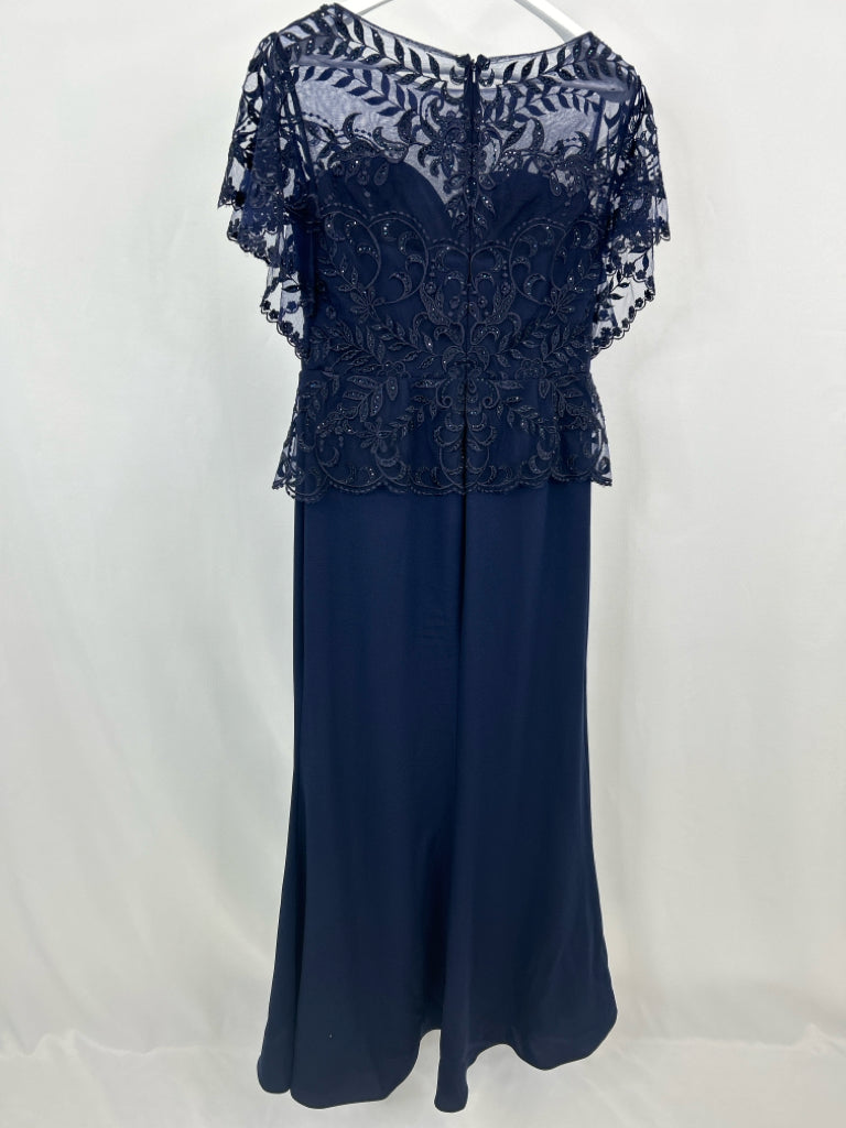 CAMERON BLAKE Women Size 12 Navy 2-Piece w/Dress NWT