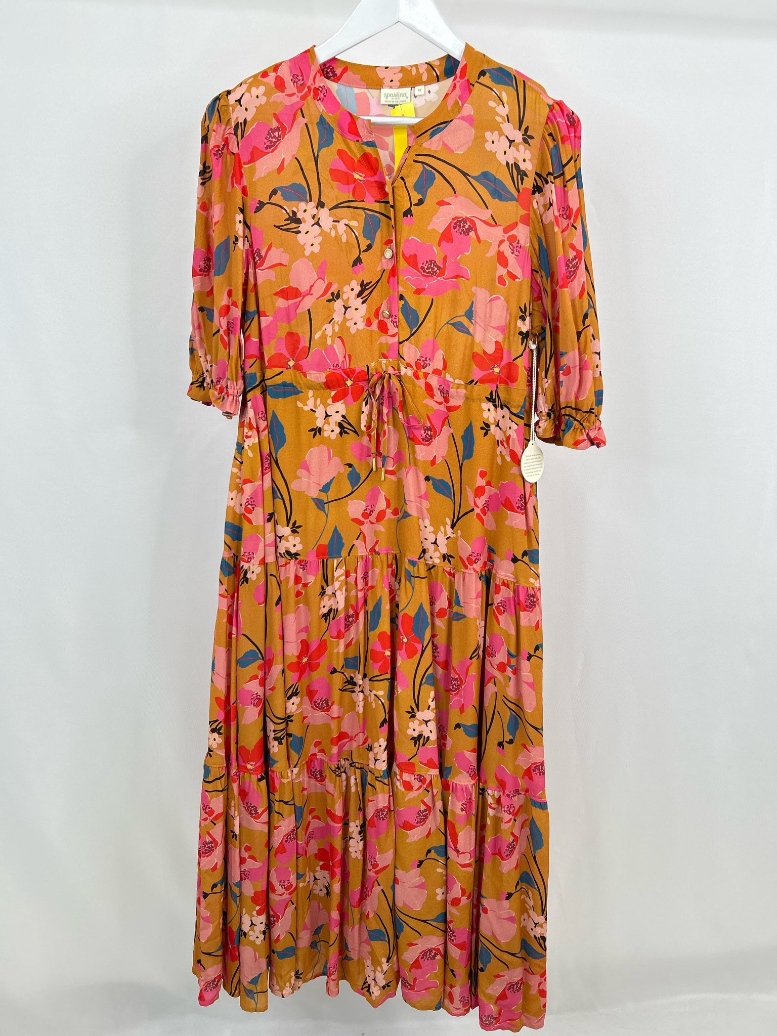 SPARTINA 449 Size M Mustard Women Dress