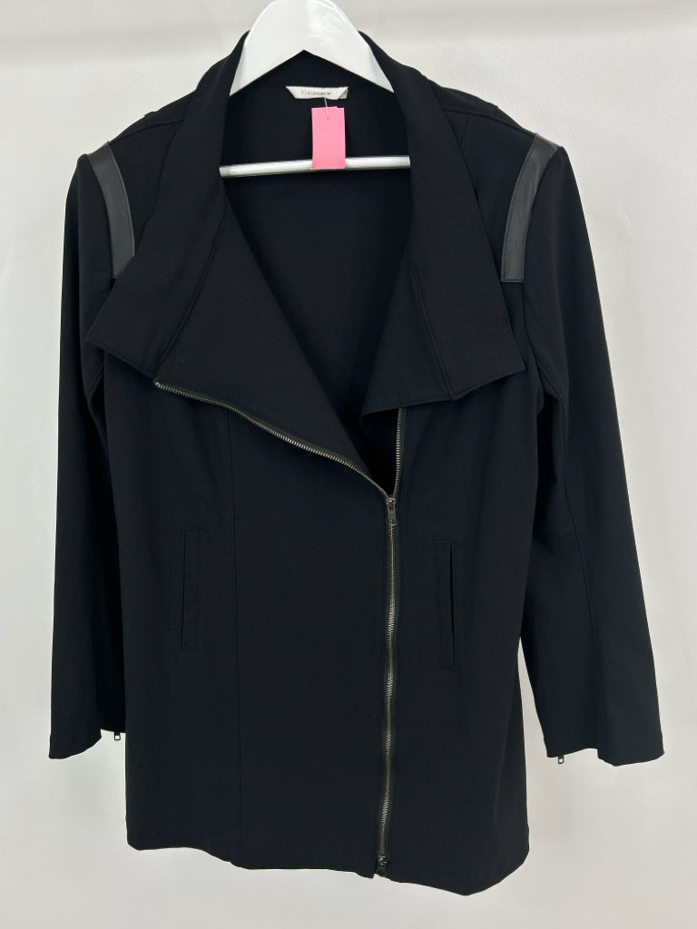 ELAINE KIM Women Size L Black Jacket