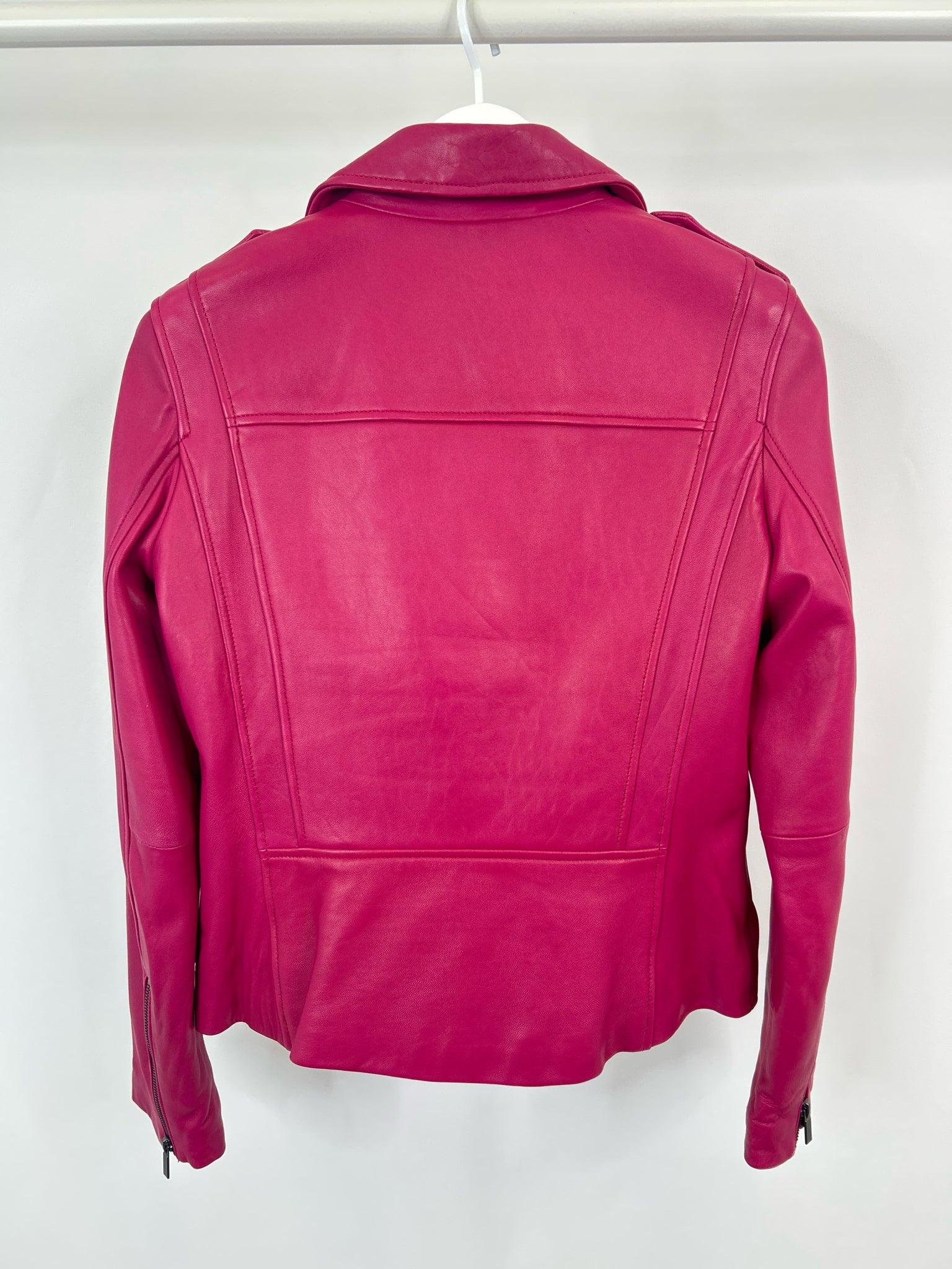NEIMAN MARCUS Size M MAGENTA Women Jacket