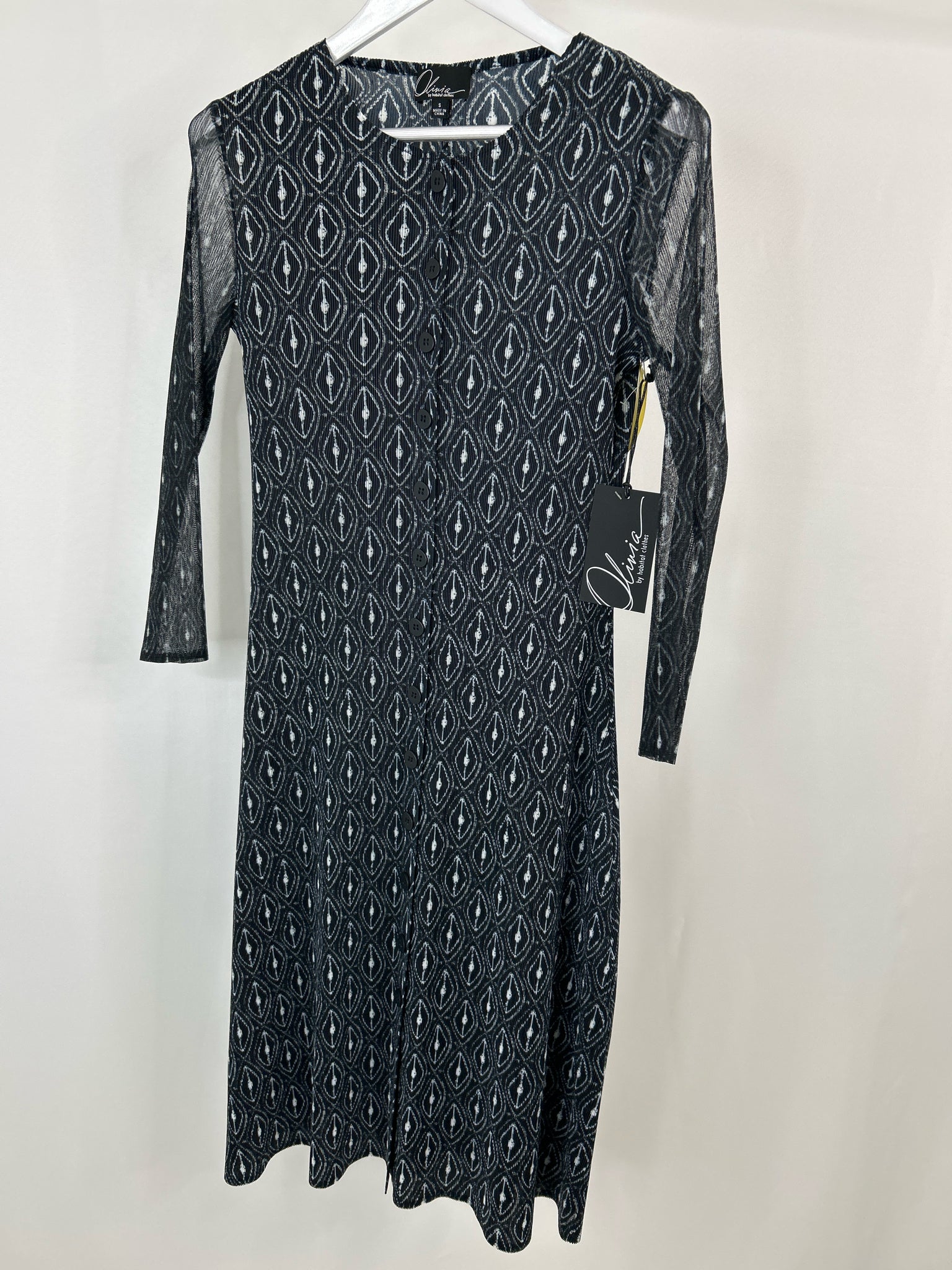 OLIVIA BY HABITAT CLOTHES Size S Black and White Women Dress