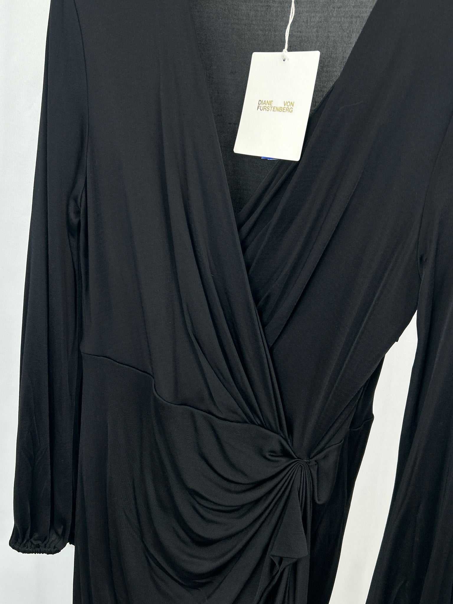 DIANE VON FURSTENBERG Size L Black Women Dress