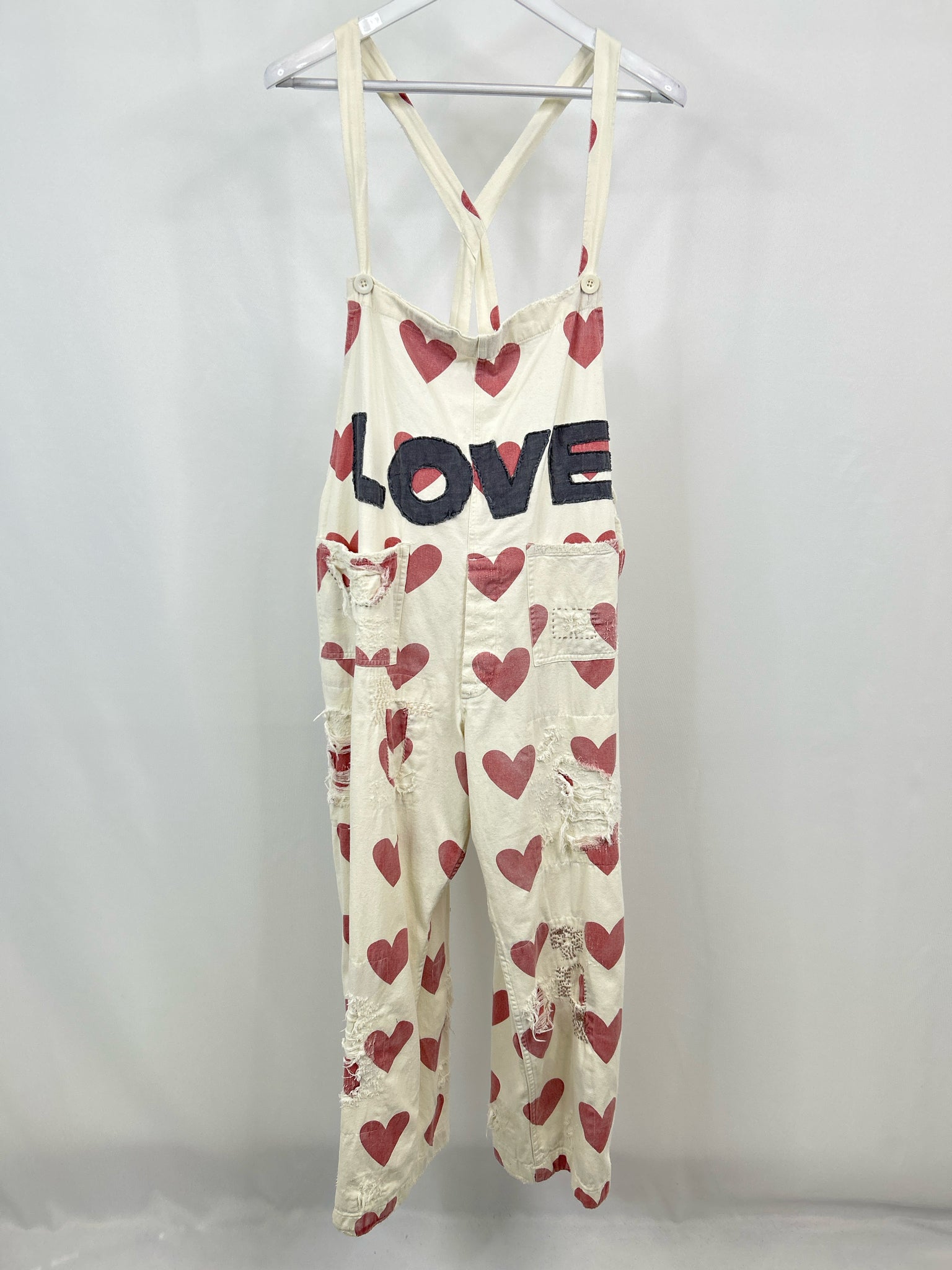 MAGNOLIA PEARL Size One Size White and PINK Women Overall