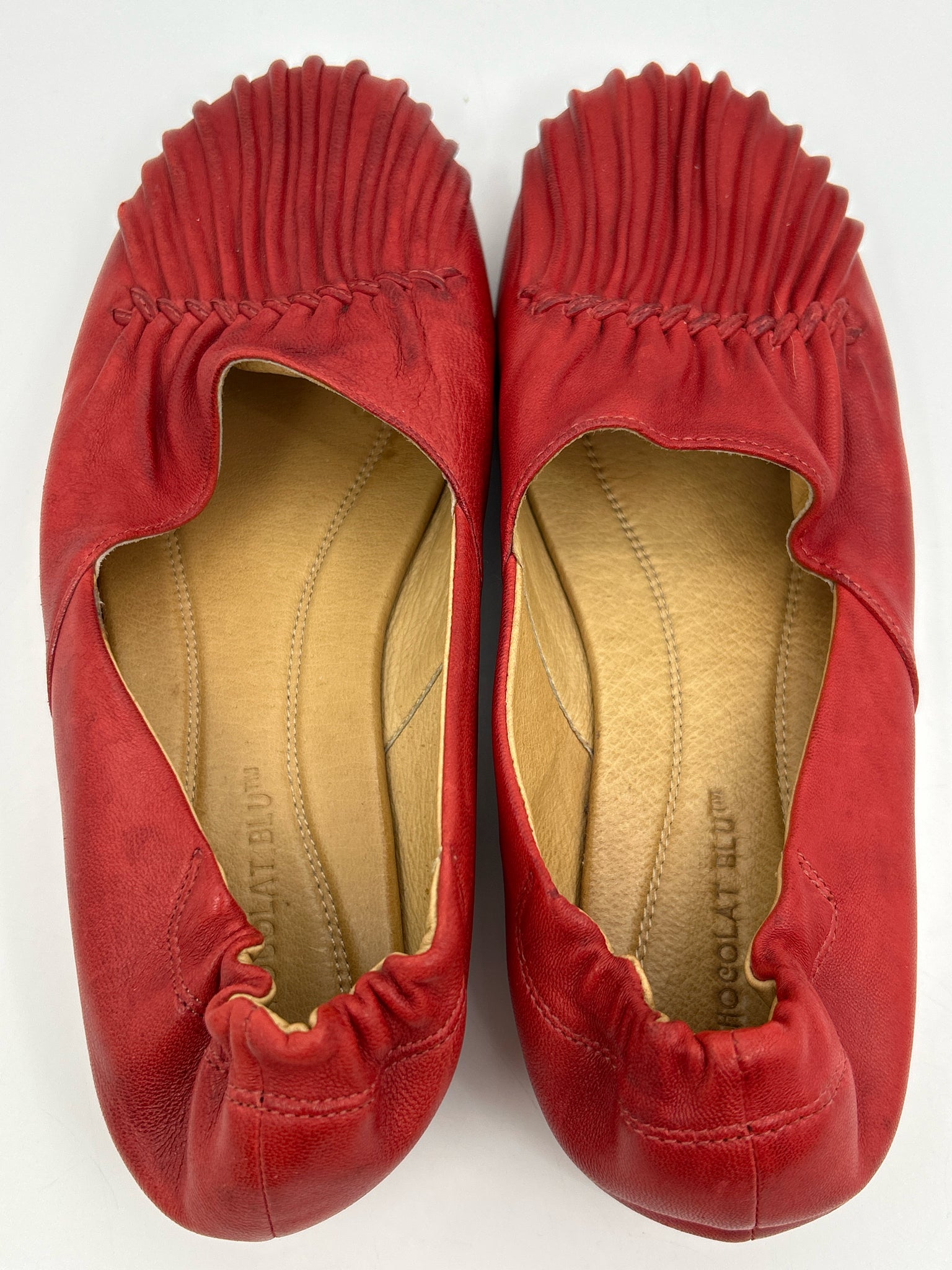 CHOCOLAT BLU Size 7 Red Women Flats