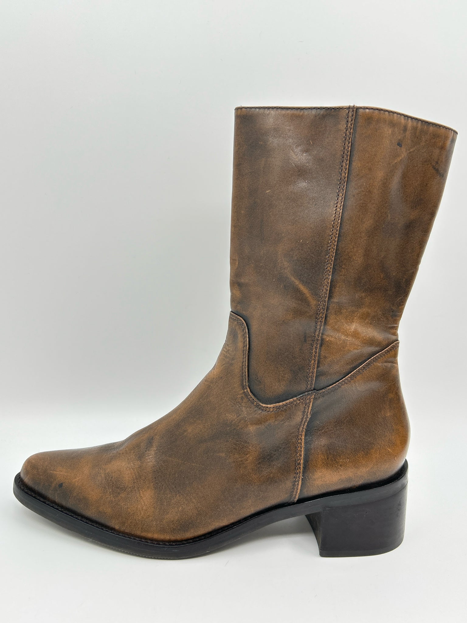 MARKON Size 9M Brown Women Booties