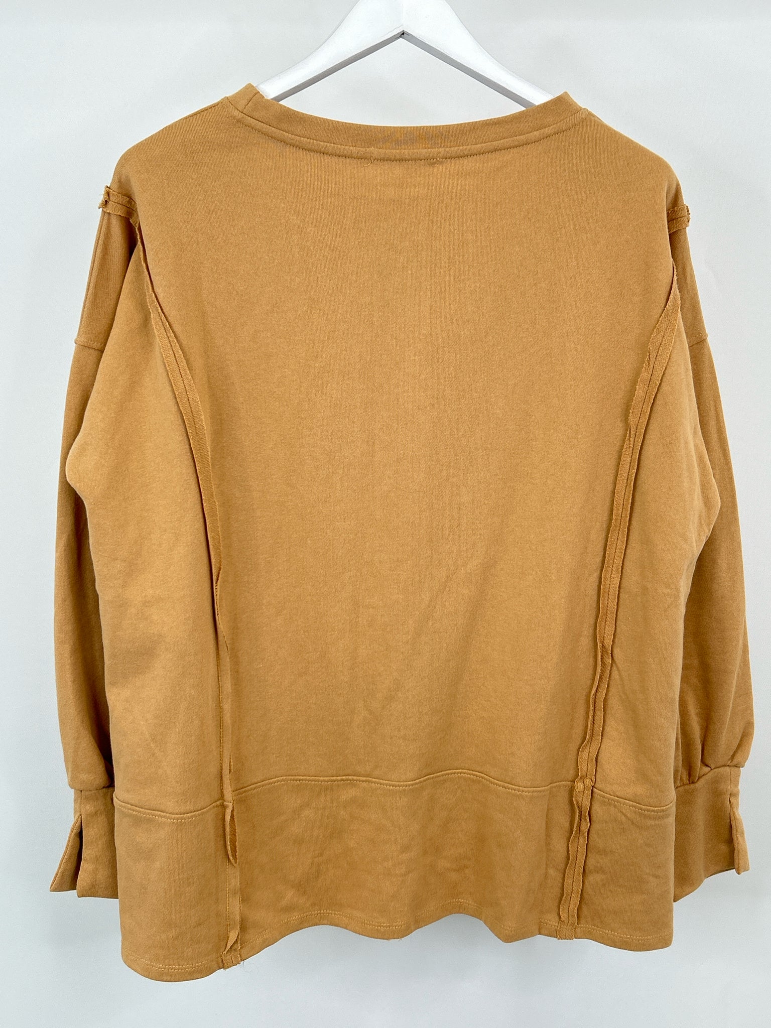 Culture Code Size L Tan and Pink Women Pullover