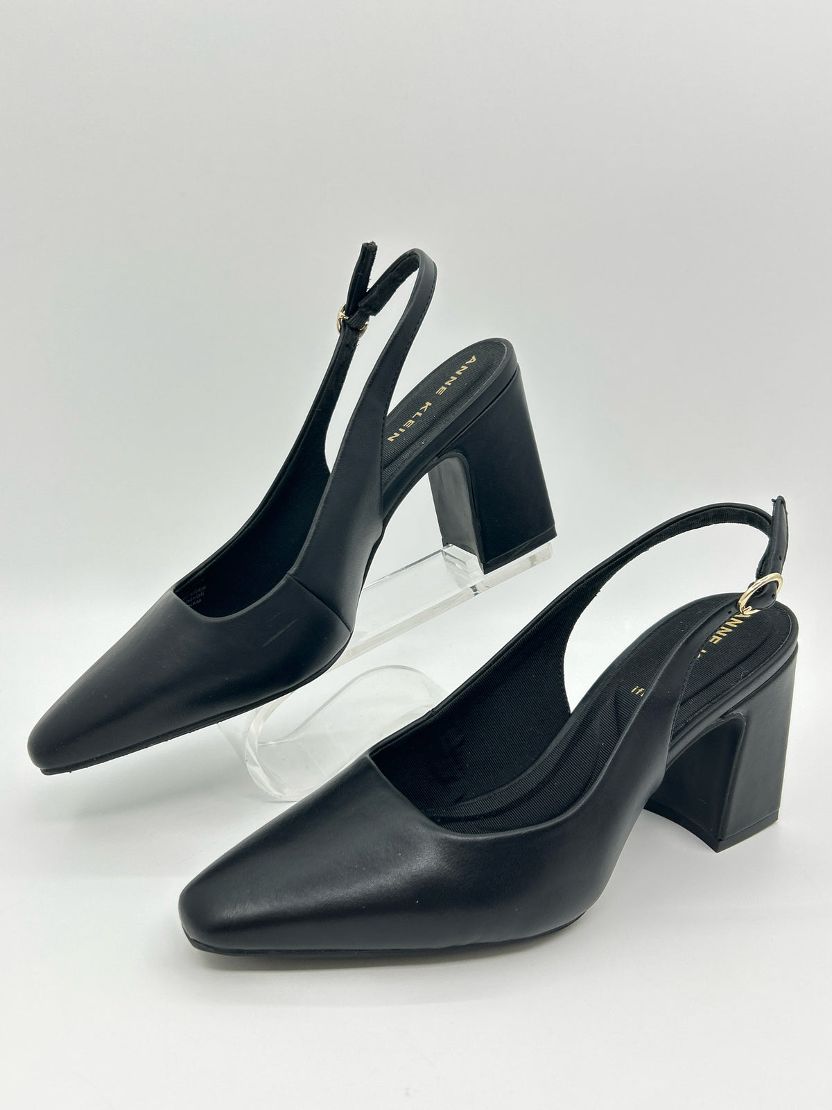 ANNE KLEIN Size 7.5 Black Women Pumps
