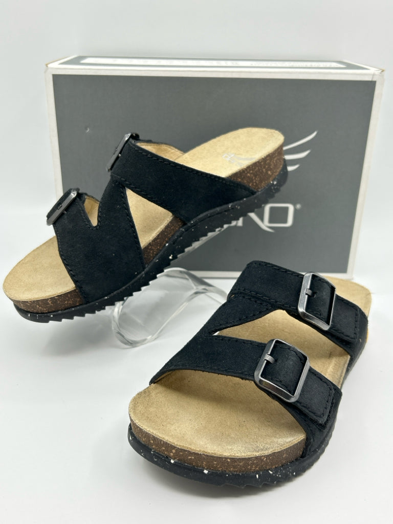 DANSKO EU Size 36 Black Dayna Suede Women's Sandal