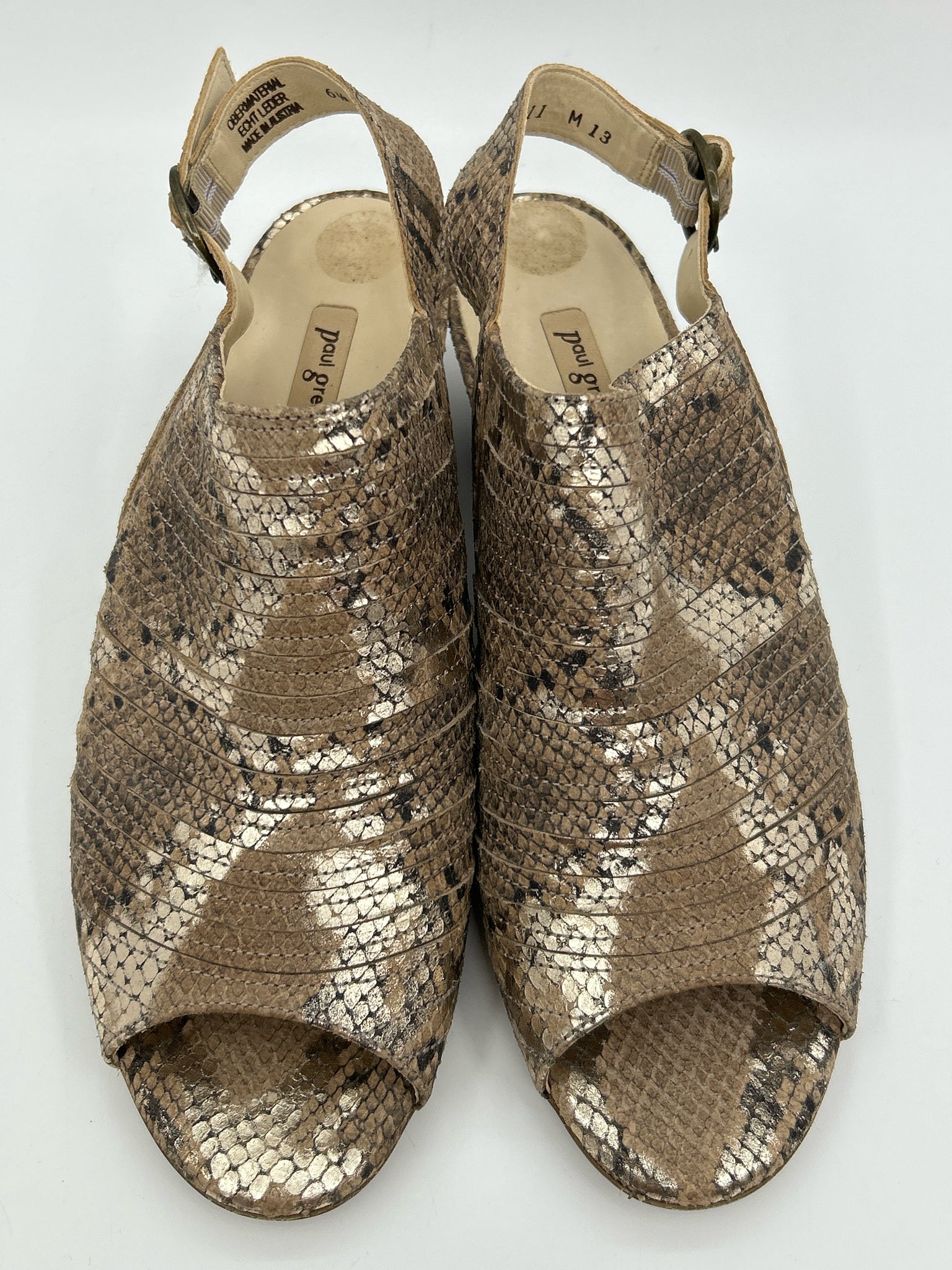 PAUL GREEN Size 6.5 Brown Women Sandal